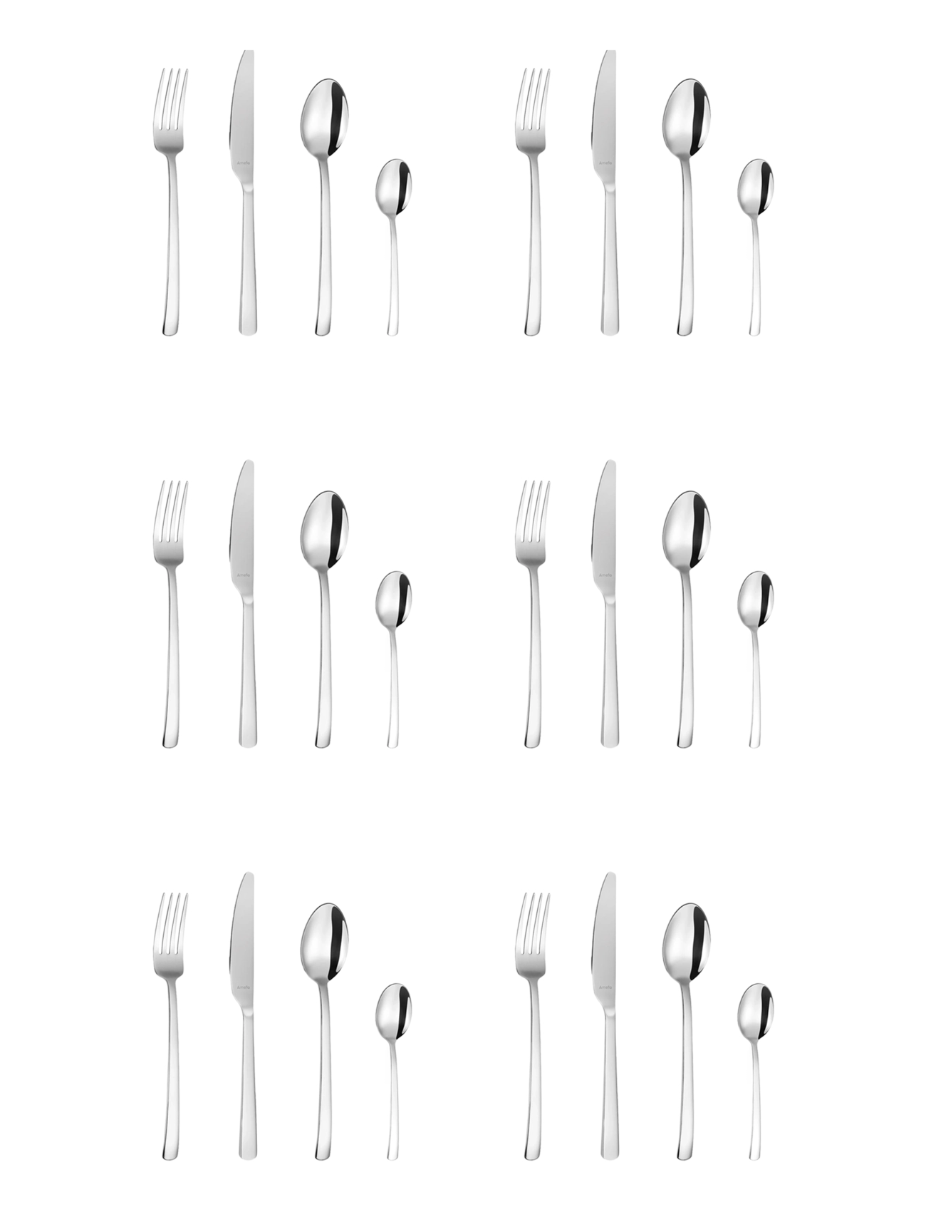 Pontis Cutleryset 24-psc - STAINLESS STTEL