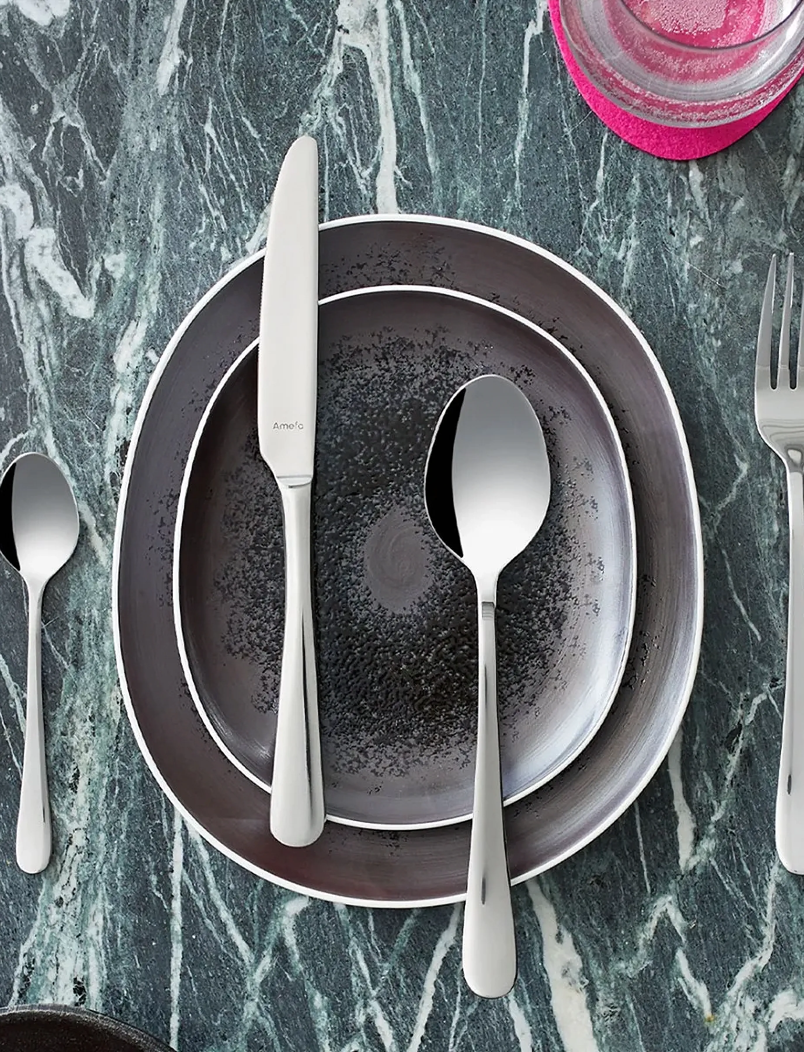 Amefa Austin Cutlery Set 24-Psc, One Size, Silver, Bestik > Bestiksæt, Unisex