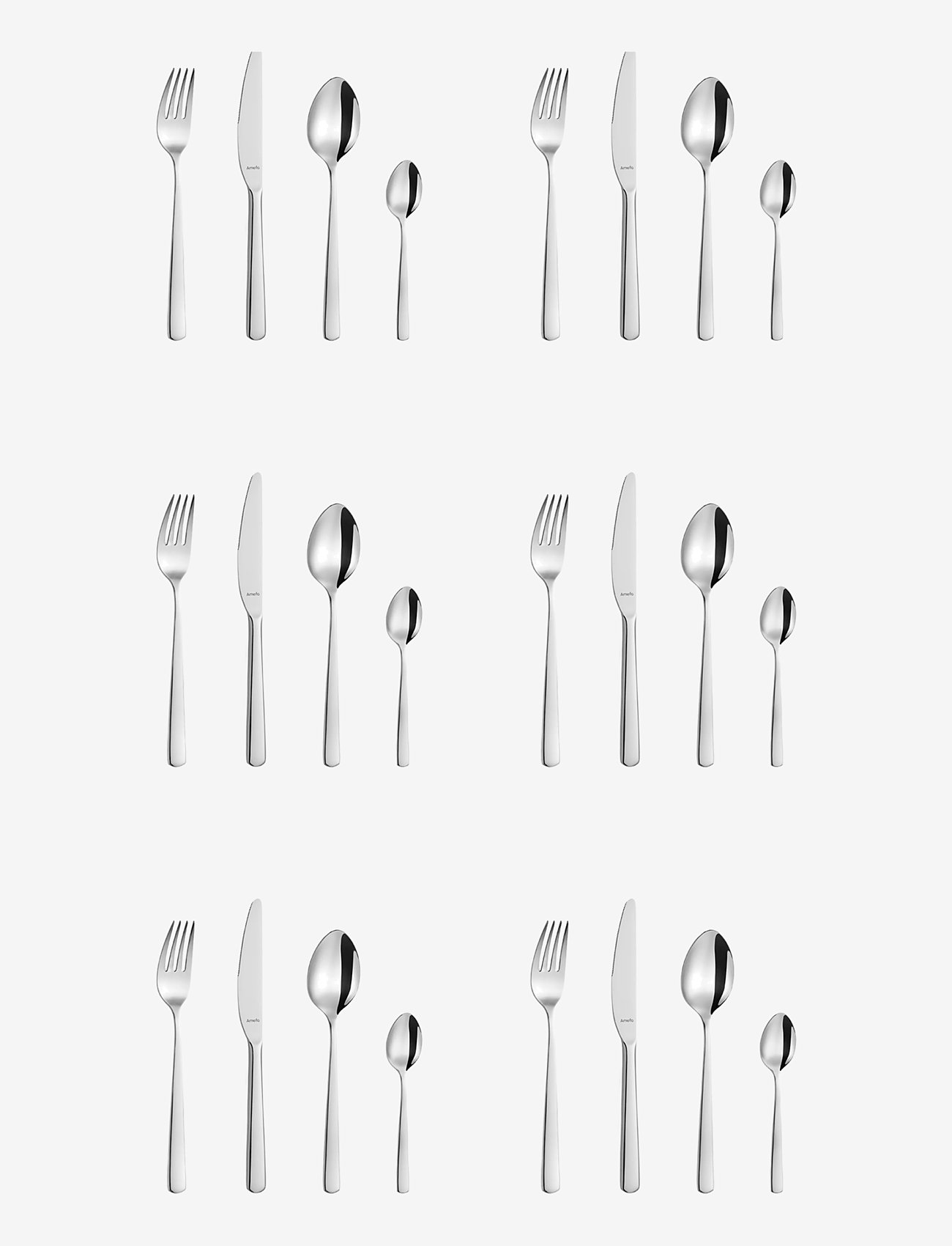 Amefa - Phoenix Cutlery set 24-psc - gifts below 15000kr - stainless sttel - 0