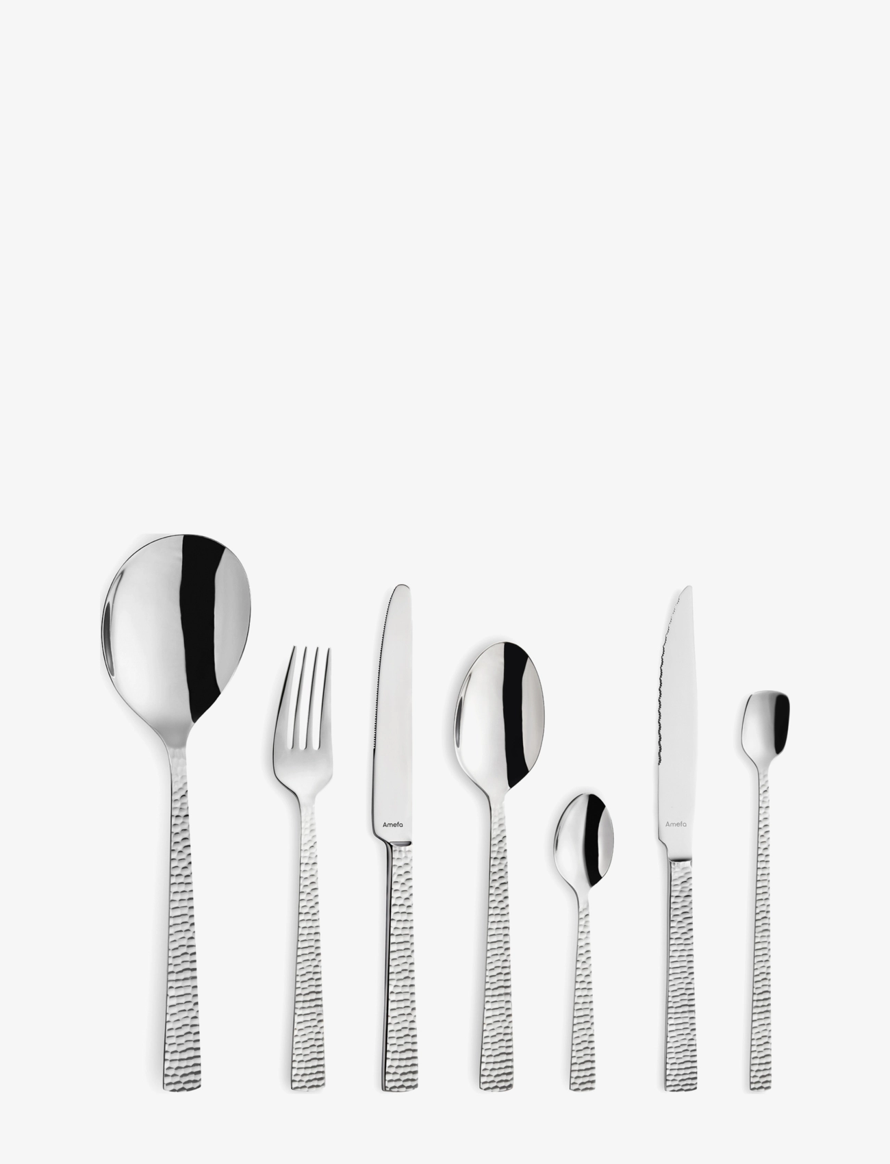 Amefa Felicity Cutlery Set 42-Pcs, Bestiksæt, Sølv, Str: ONE SIZE