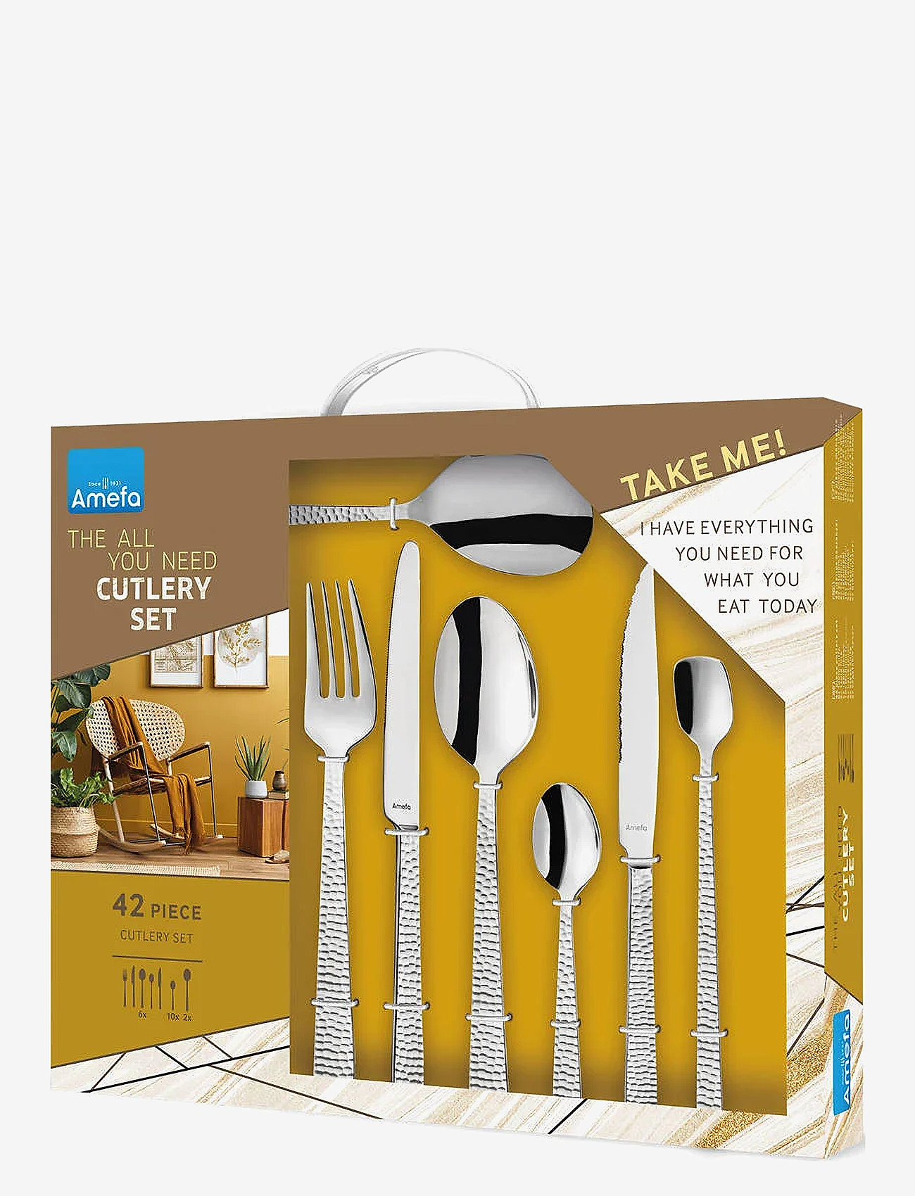 Amefa - Felicity Cutlery Set 42-pcs - osta hinna alusel - stainless steel - 1