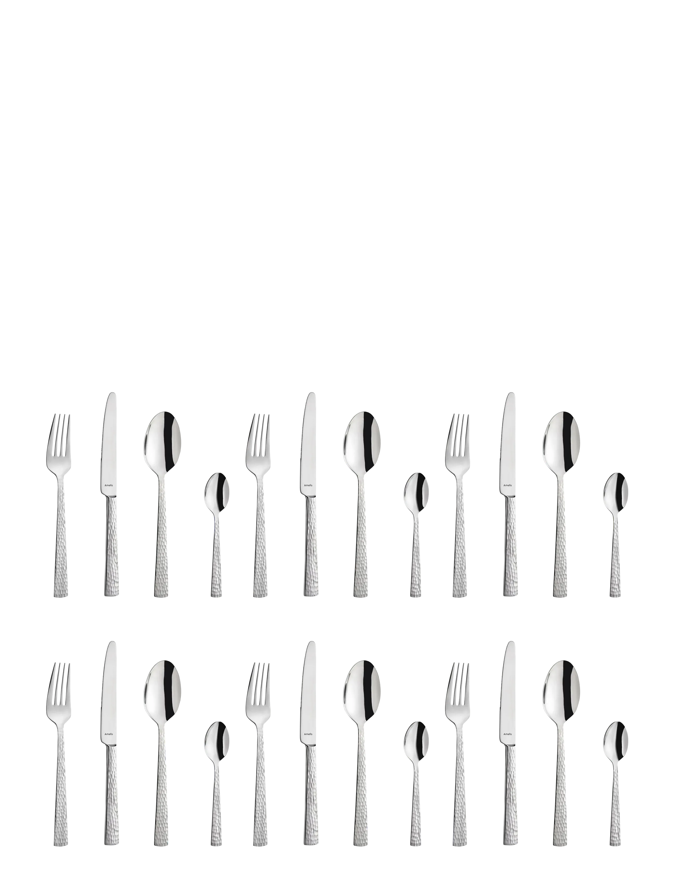 Amefa - Felicity Cutlery Set 24-pcs - stalo įrankių komplektai - stainless steel - 1