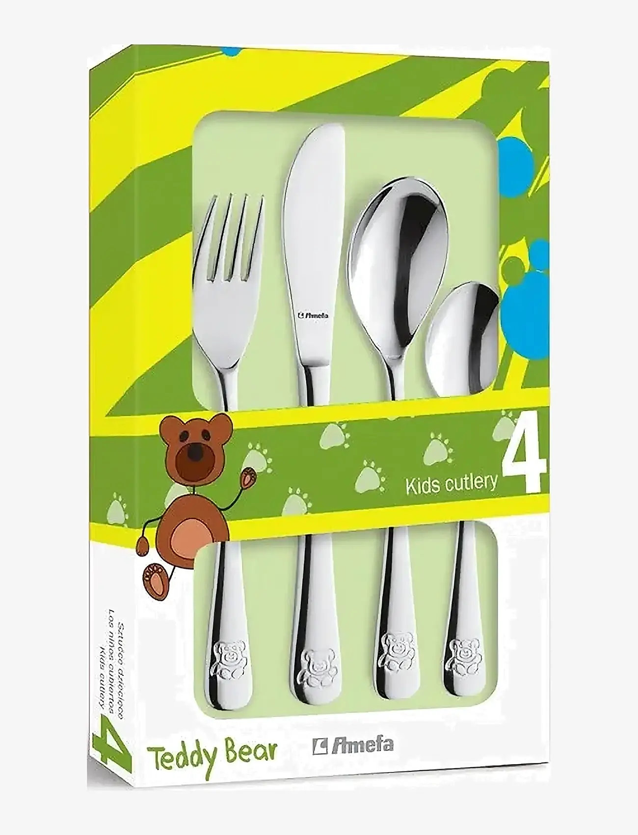 Amefa - Children Cutlery Set Teddy 4-psc - aterimet - stainless sttel - 2