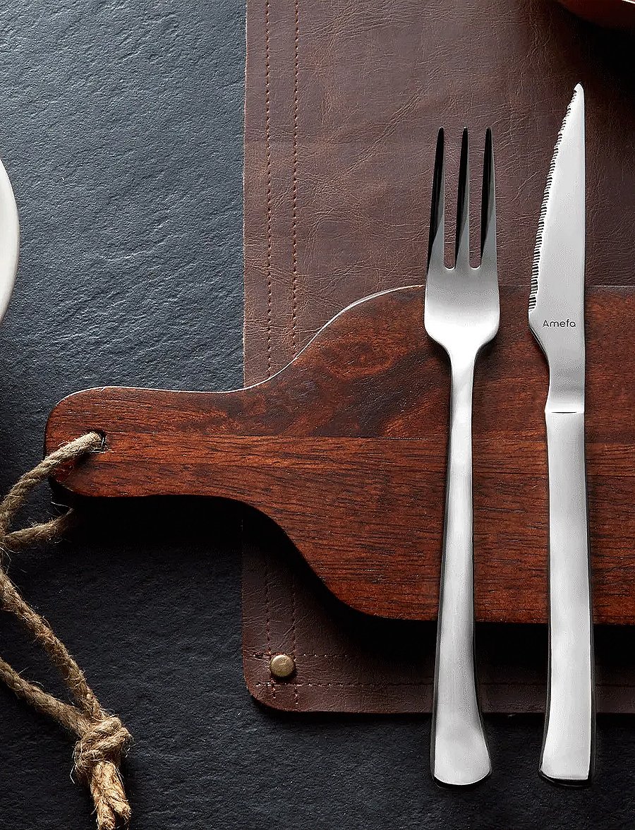 Amefa - Chuletero Steak Fork 6-p - madalaimad hinnad - stainless sttel - 2