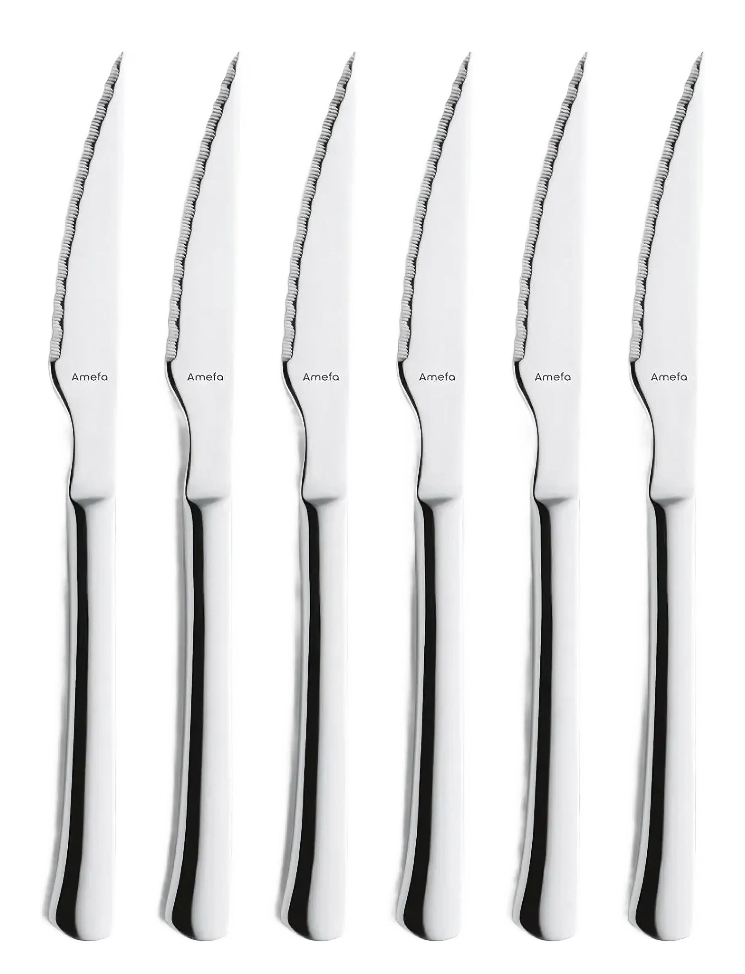 AMEFA Chuletero Steak Knife 6-P Silber - One Size - Unisex
