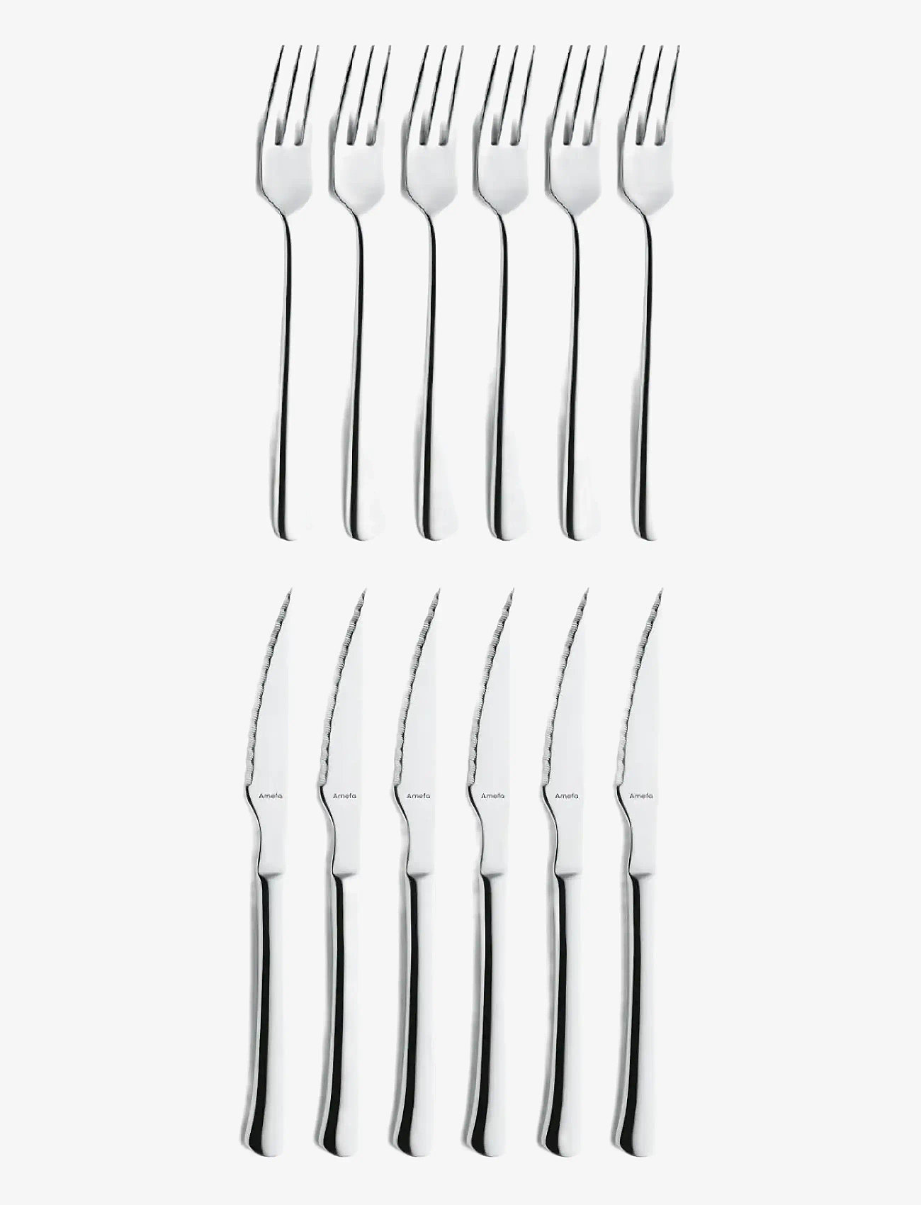 Amefa - Chuletero Steak Cutlery 12-p - kupuj według ceny - stainless sttel - 1