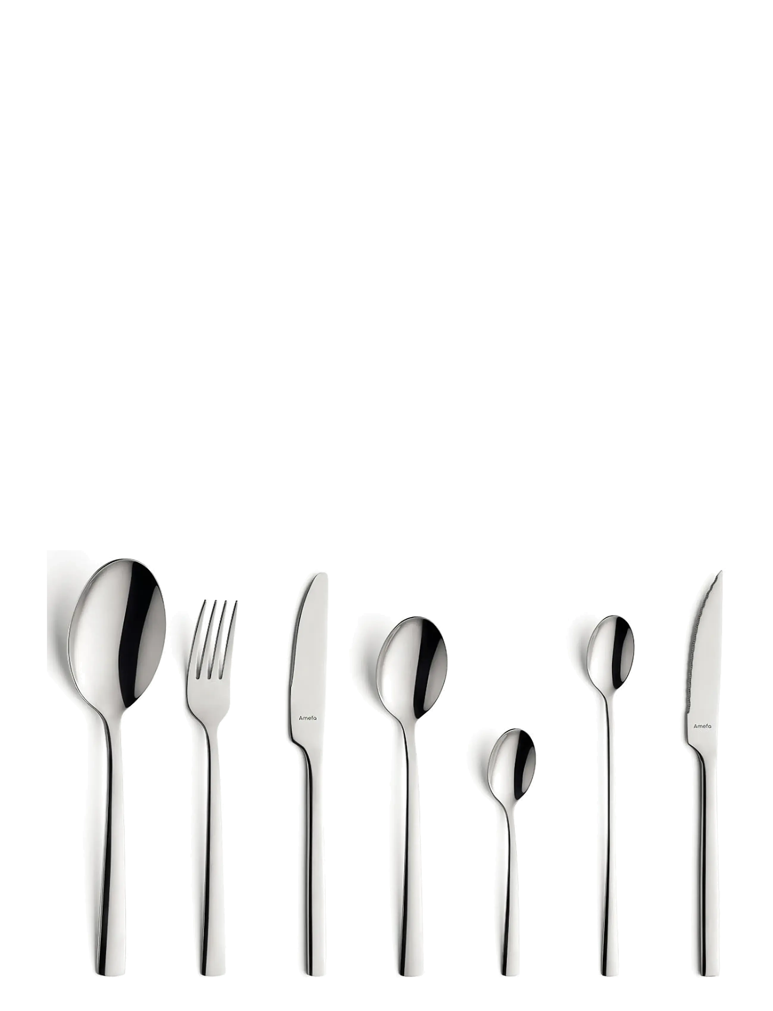 Amefa Manille Cutlery Set 42-Pcs, One Size, Silver, Bestik > Bestiksæt, Unisex
