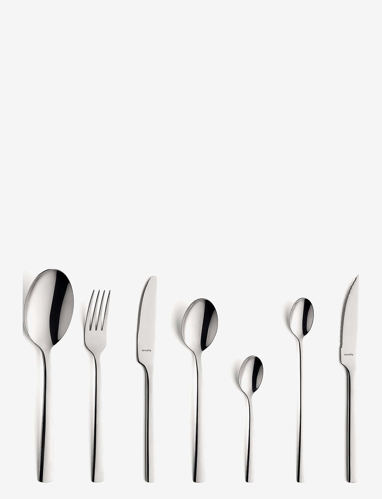 Amefa - Manille Cutlery Set 42-pcs - besteksets - stainless steel - 0