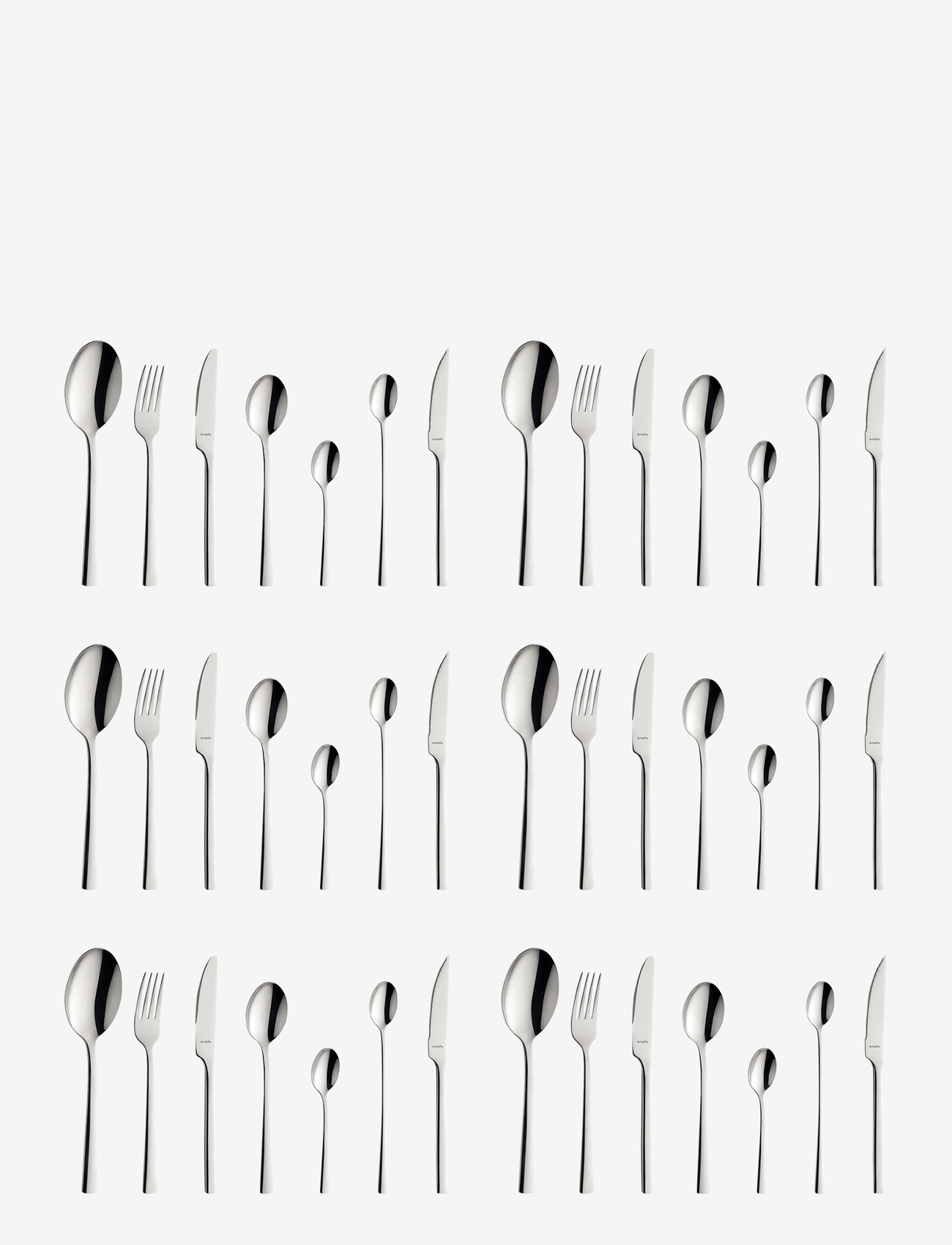 Amefa - Manille Cutlery Set 42-pcs - aterinsetit - stainless steel - 1
