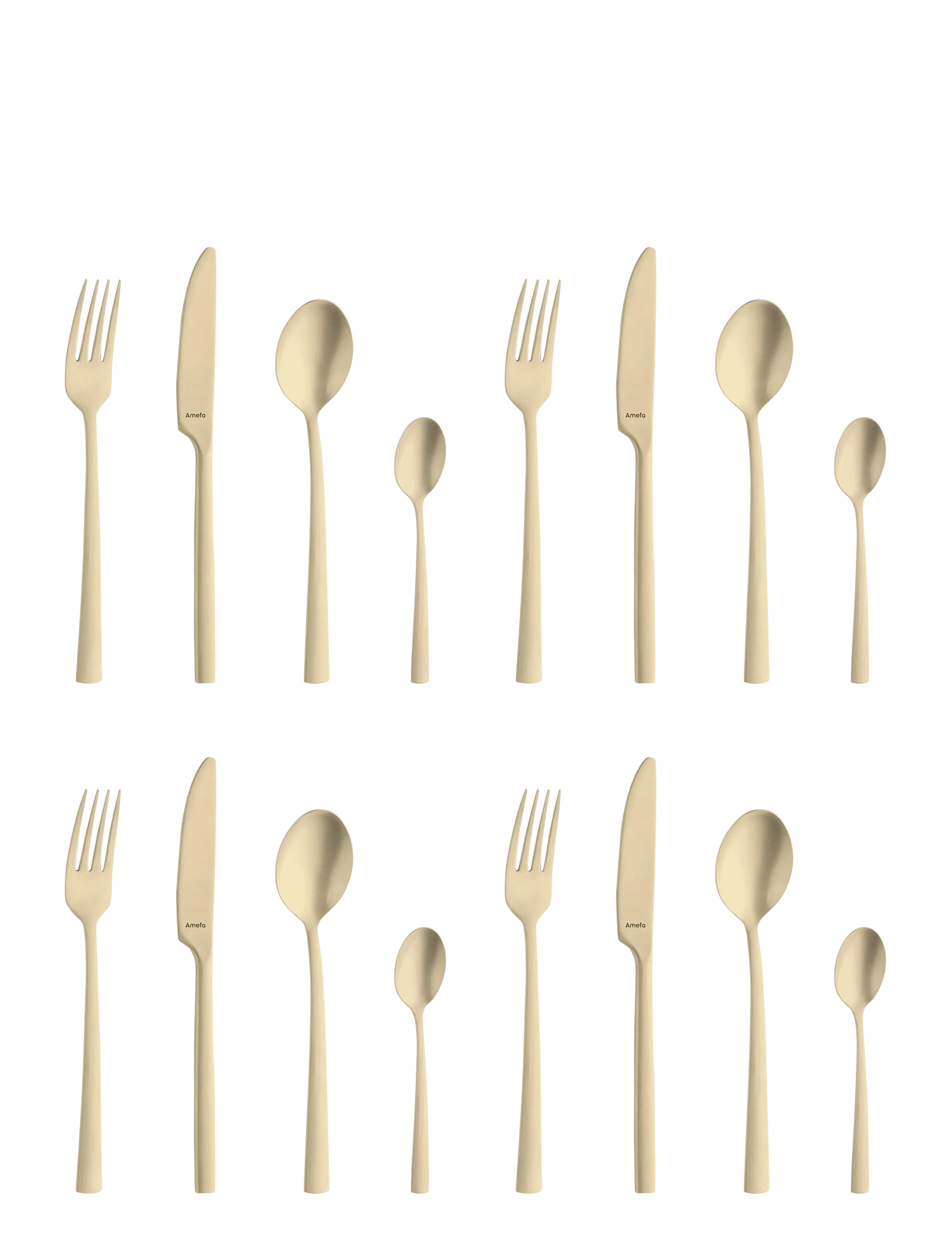 Amefa - Manille Cutlery Set 16-pcs - nach preis einkaufen - champagne - 2