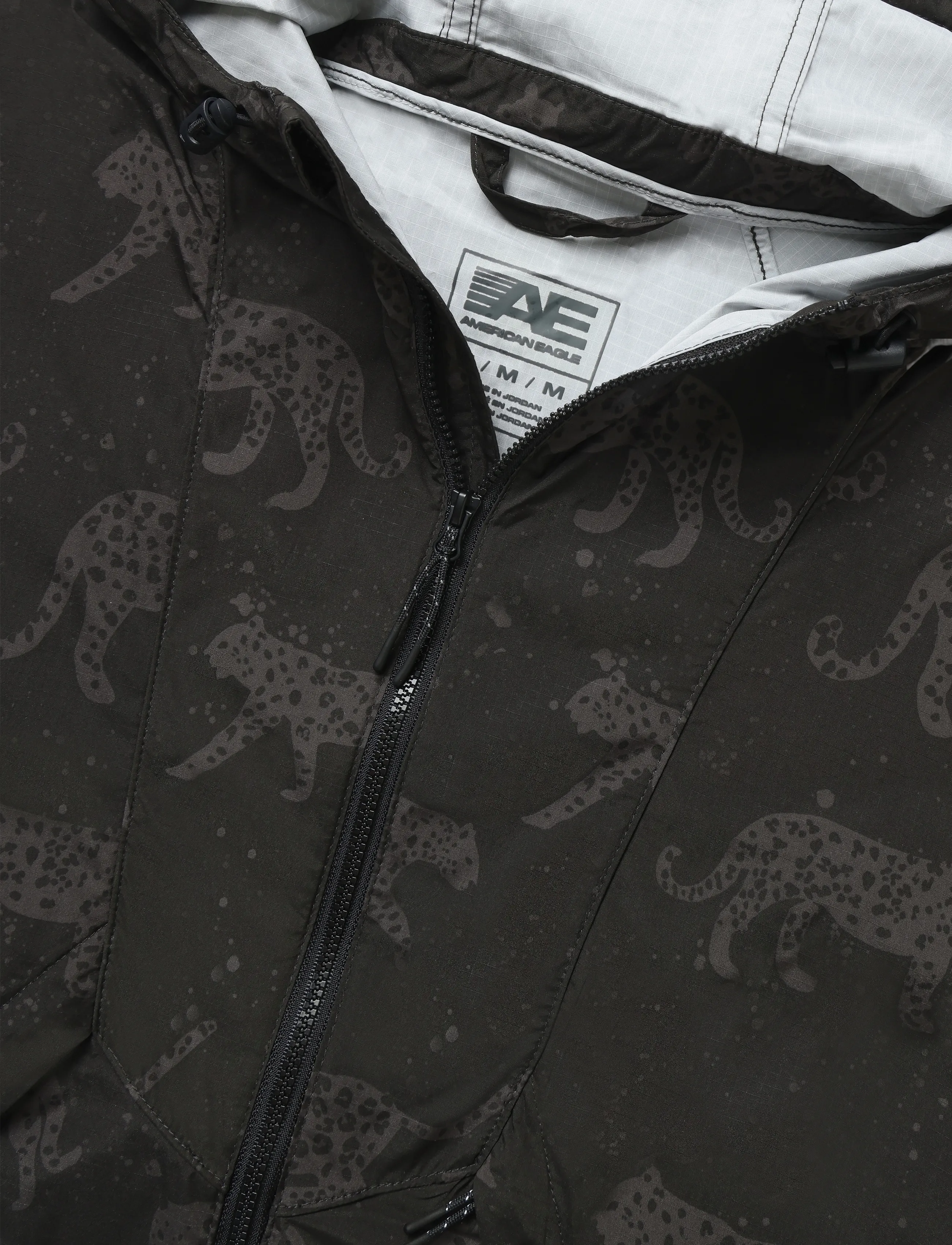 American Eagle - 1616 RIPSTOP RUNNING JACKET - smokey cinders - 2