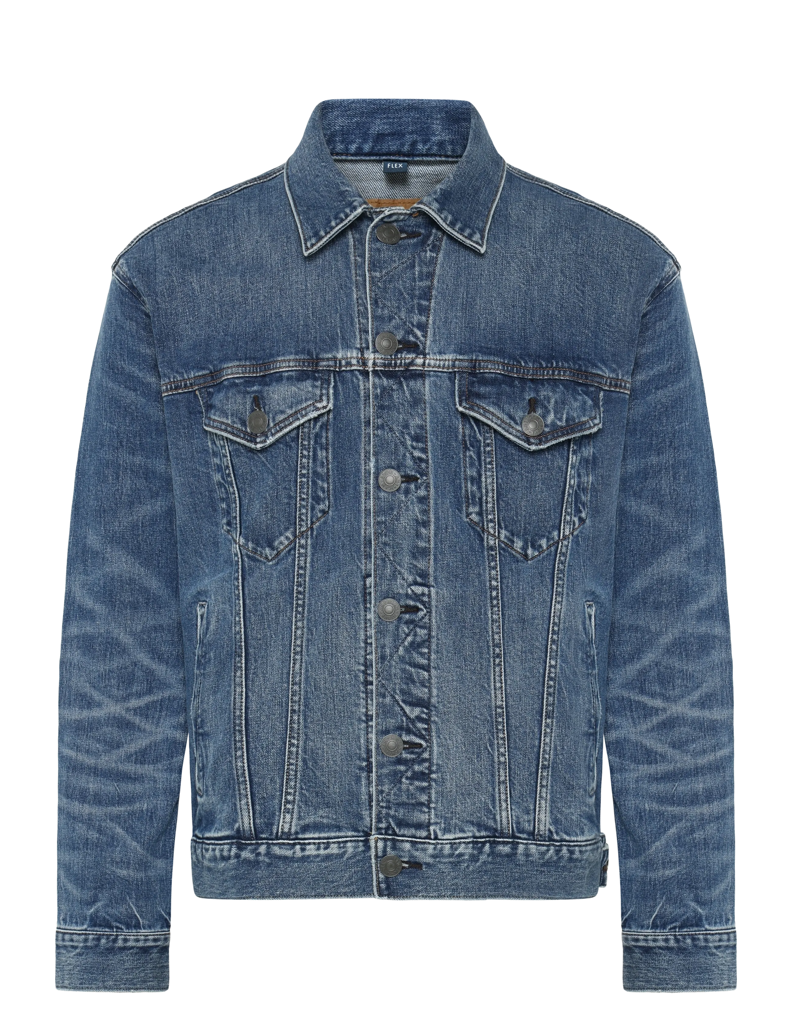 American Eagle - INDIGO CLASSIC DENIM TRUCKER JACKET - uforede denimjakker - light blue - 1