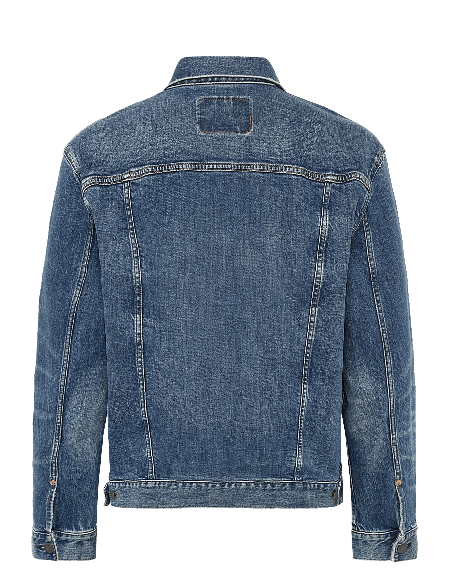 American Eagle - INDIGO CLASSIC DENIM TRUCKER JACKET - uforede denimjakker - light blue - 2