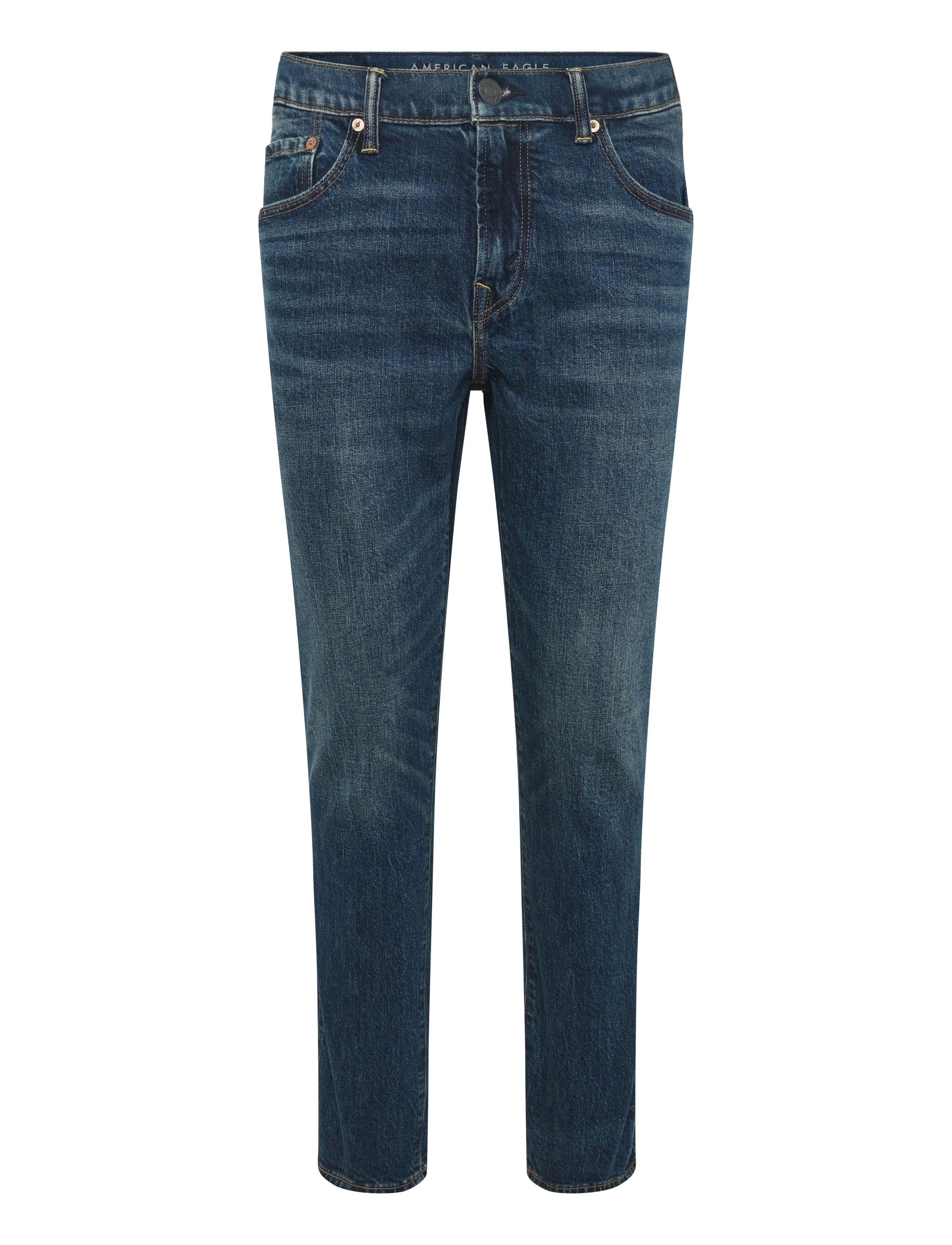 American Eagle INTL EXCLUSIVE MEDIUM CLEAN SLIM STRAIGHT - Slim-Fit Jeans - CLASSIC MEDIUM / blue