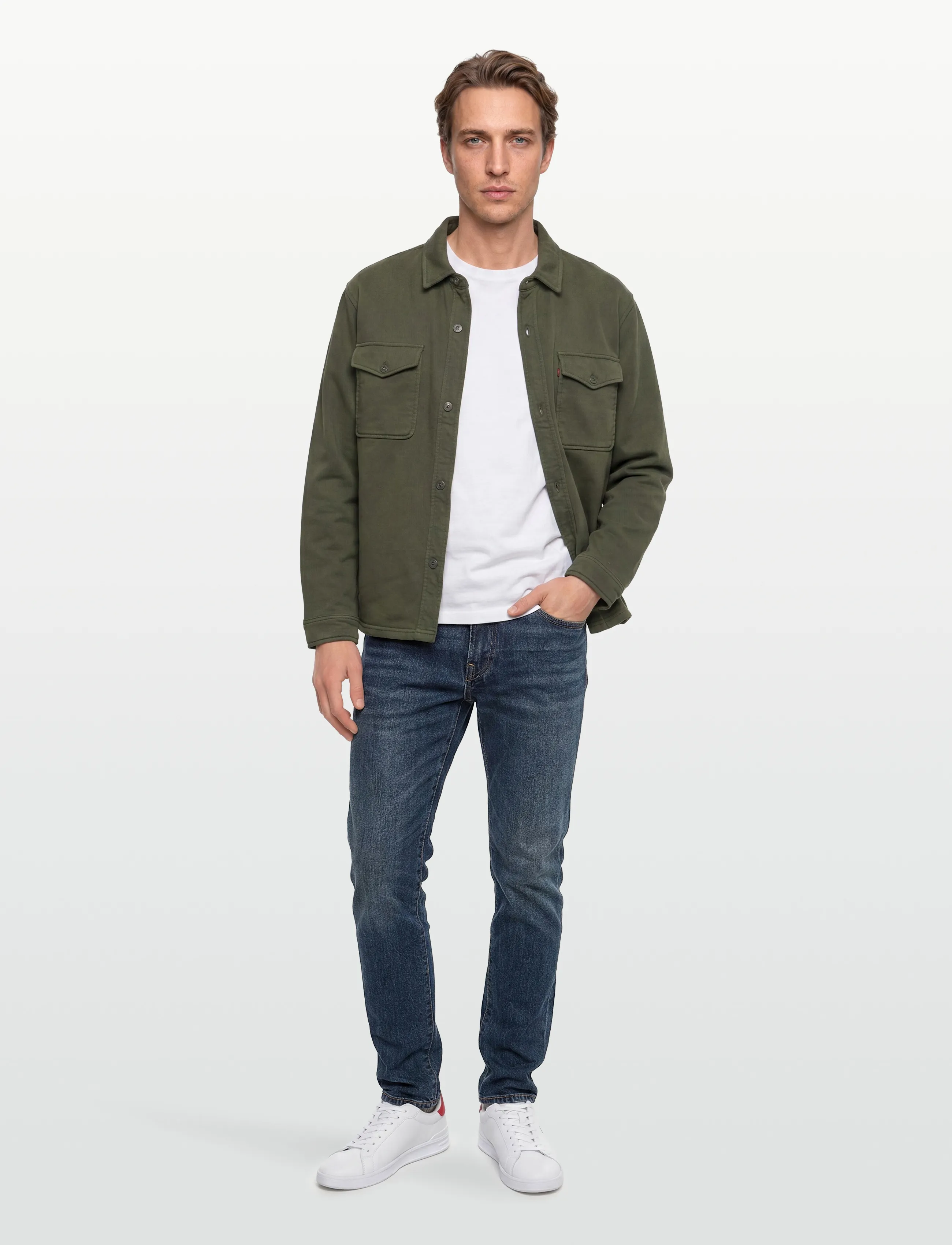 American Eagle - INTL EXCLUSIVE MEDIUM CLEAN SLIM STRAIGHT - slim fit -farkut - classic medium - 0