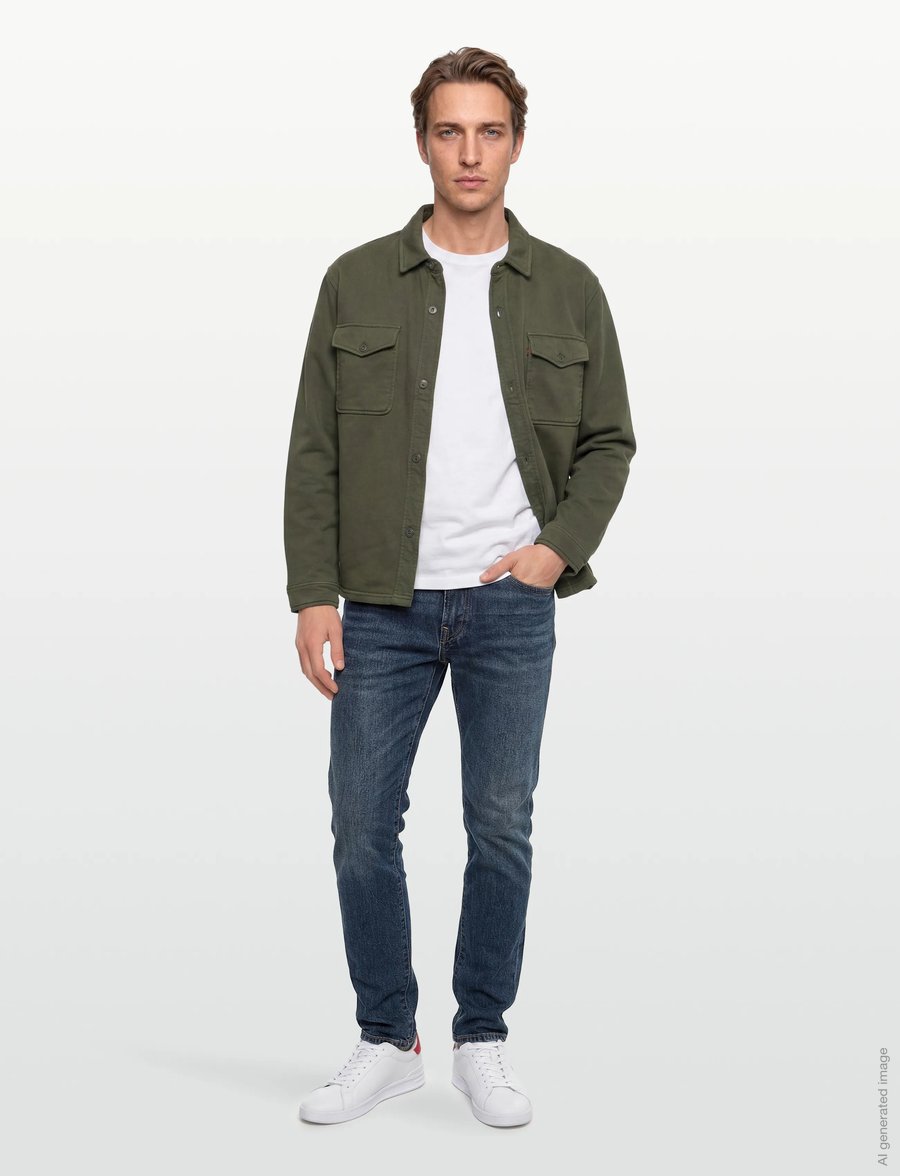 American Eagle - INTL EXCLUSIVE MEDIUM CLEAN SLIM STRAIGHT - slim fit -farkut - classic medium - 0