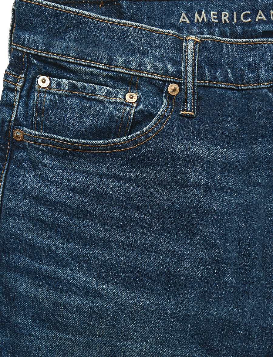 American Eagle - INTL EXCLUSIVE MEDIUM CLEAN SLIM STRAIGHT - slim fit -farkut - classic medium - 5