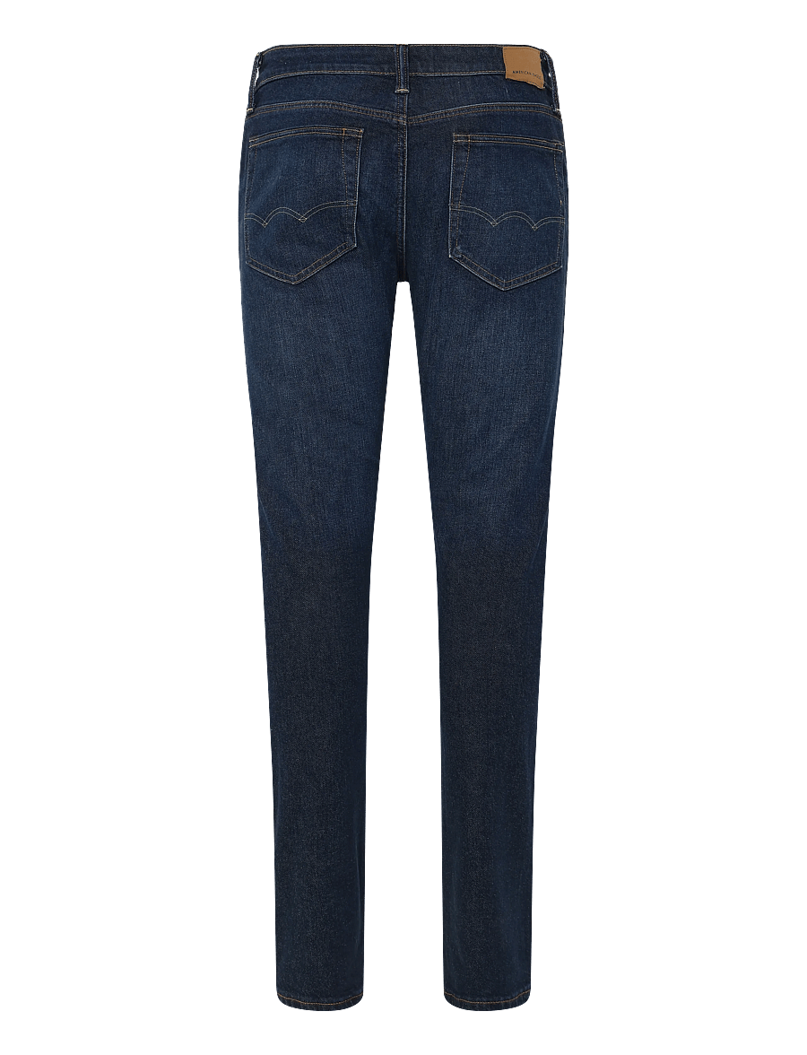 American Eagle - DARK CLEAN SLIM FIT - slim jeans - high tide - 2