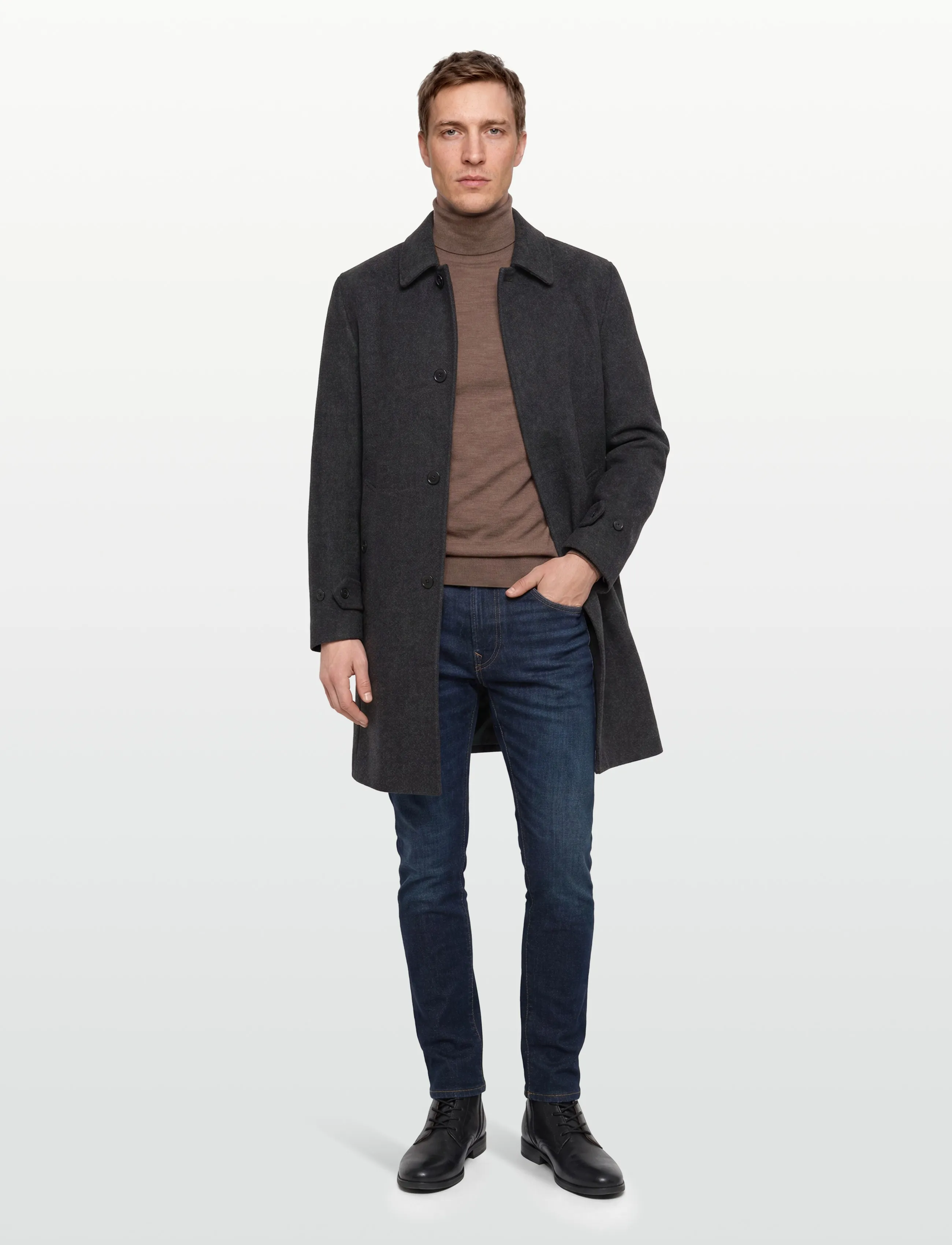 American Eagle DARK CLEAN SLIM FIT - Jeans - HIGH TIDE / navy