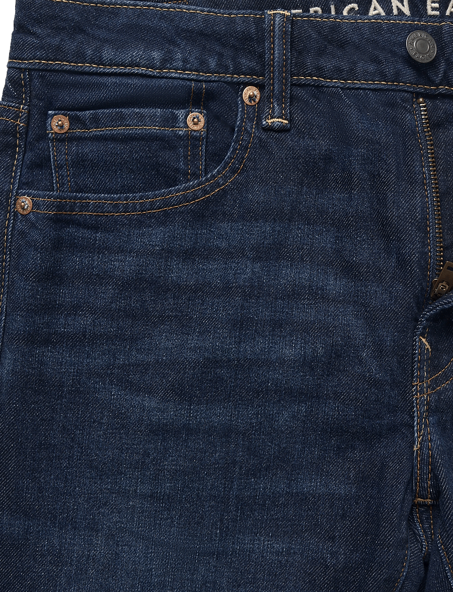 American Eagle - DARK CLEAN SLIM FIT - slim jeans - high tide - 5