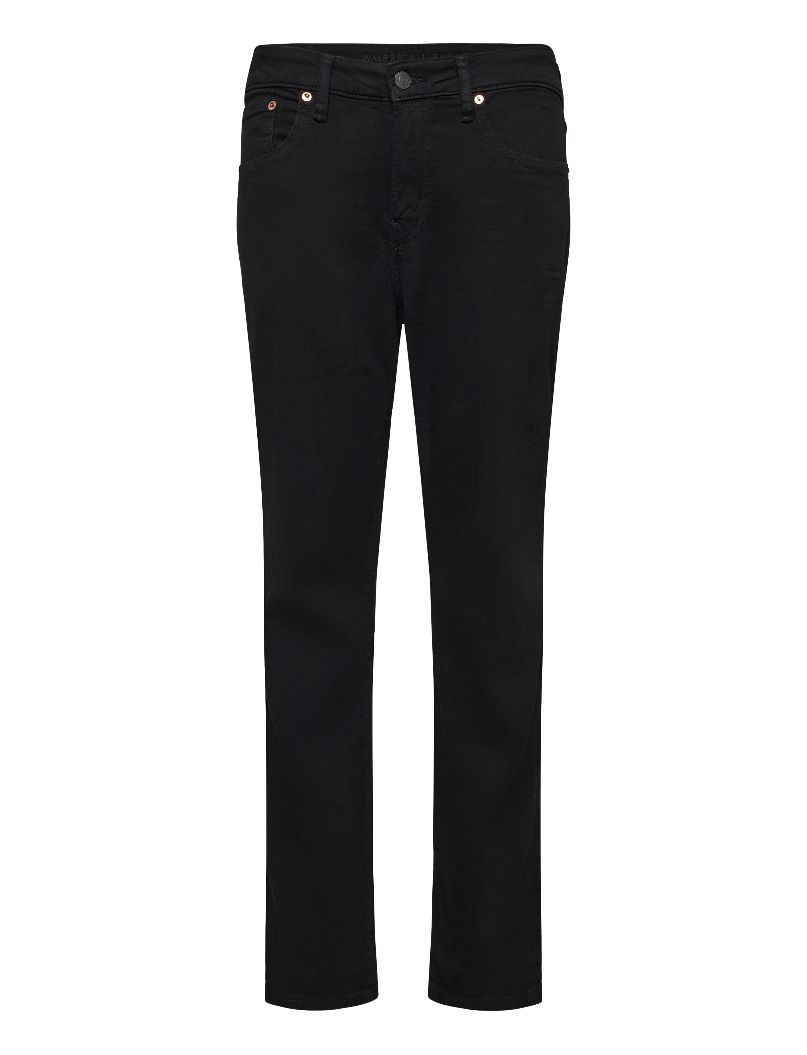 American Eagle BLACK CLEAN ATHLETIC FIT - Teksad - BLACK / black