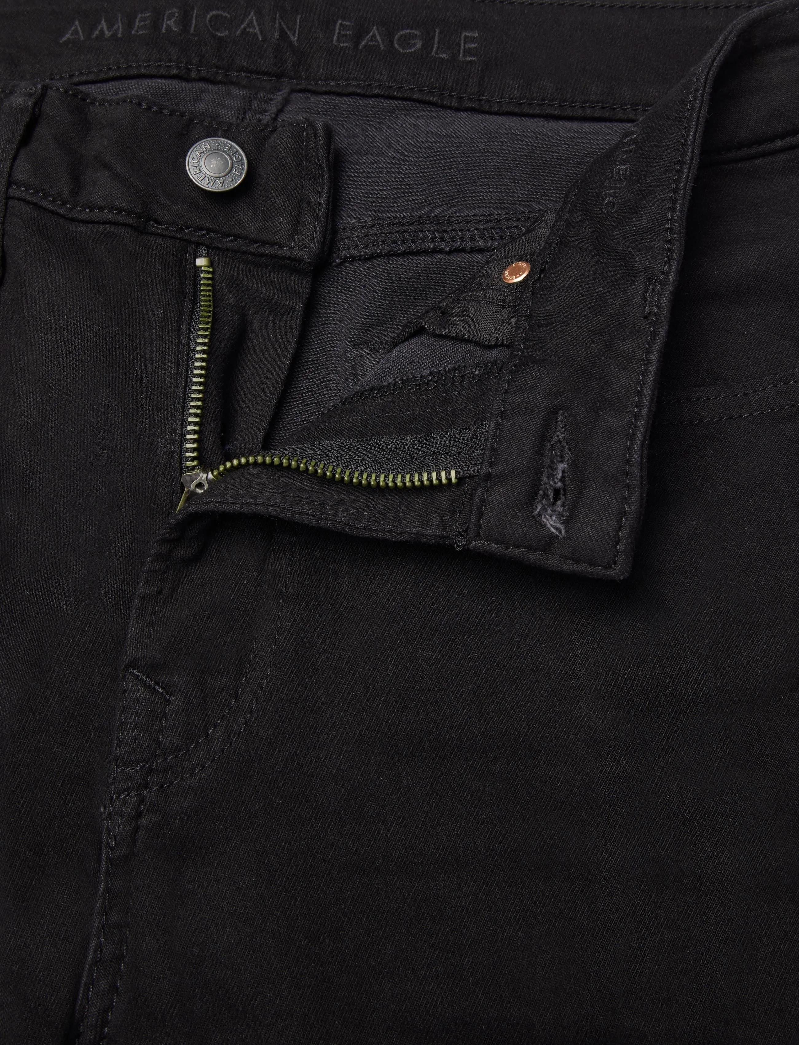American Eagle - BLACK CLEAN ATHLETIC FIT - black - 3