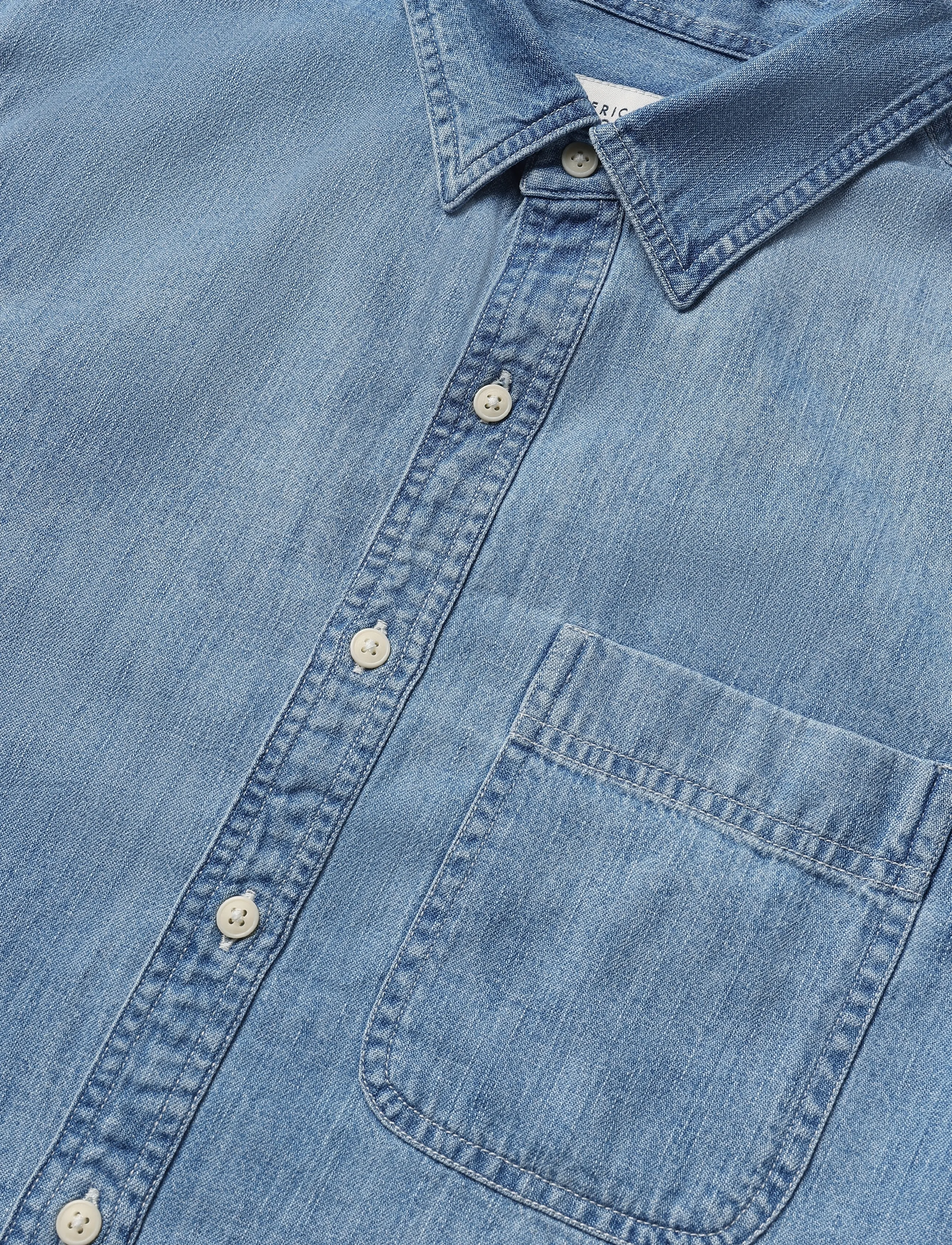 American Eagle - CF CSC DENIM SHIRT - light wash - 2