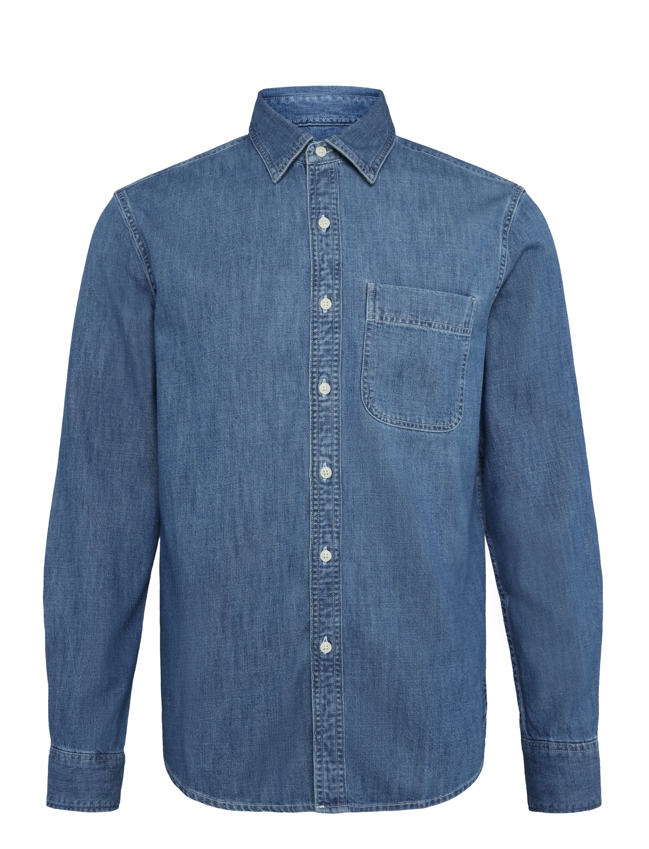 American Eagle CF CSC DENIM SHIRT - Kleidung - MEDIUM WASH / blue
