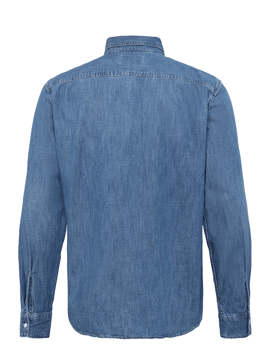 American Eagle - CF CSC DENIM SHIRT - denimskjorter - medium wash - 2