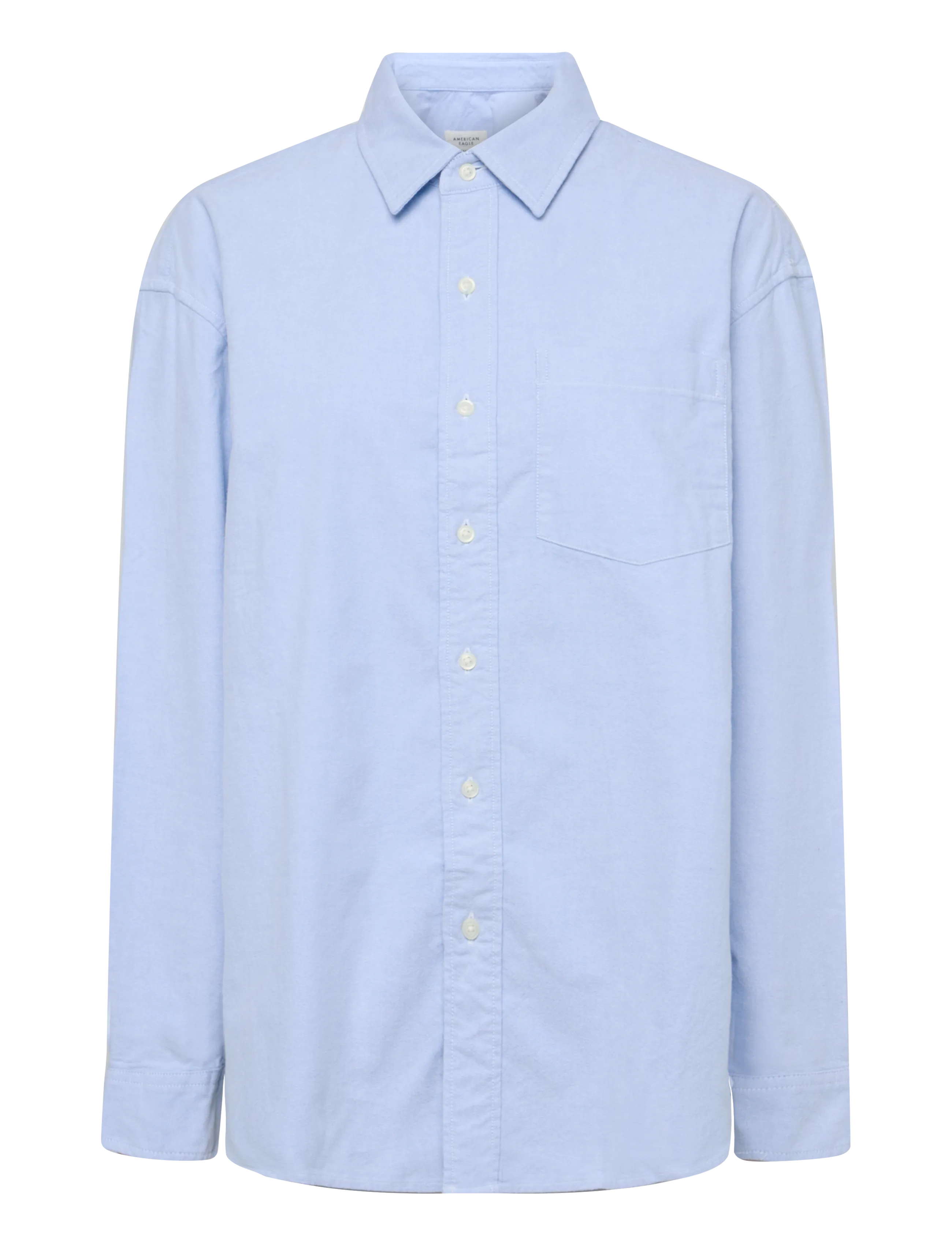 American Eagle PERFECT BLUE OVERSIZED CSC YD OXFORD SHIRT - Skjortor - ICE BLUE / blue