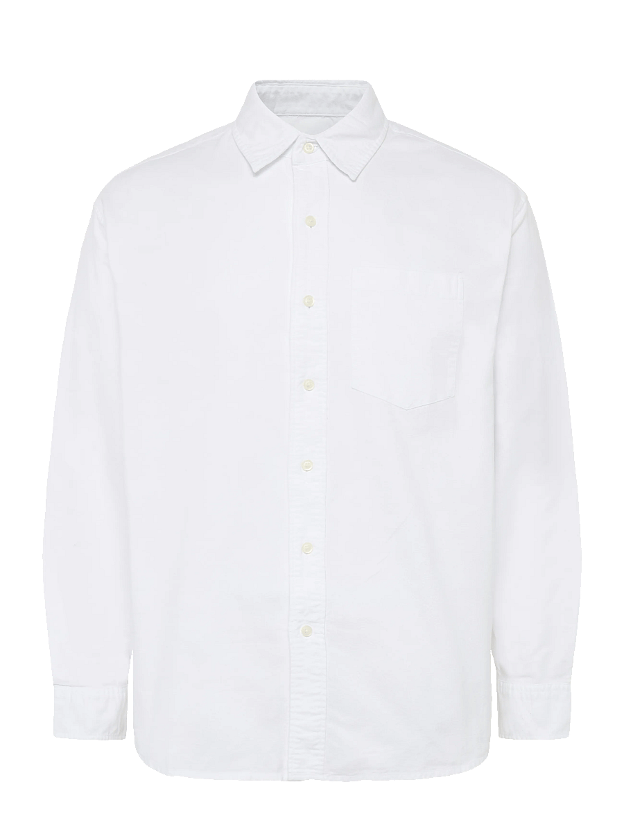 American Eagle - WHITE OVERSIZED CSC YD OXFORD SHIRT - oxfordi särgid - white - 1