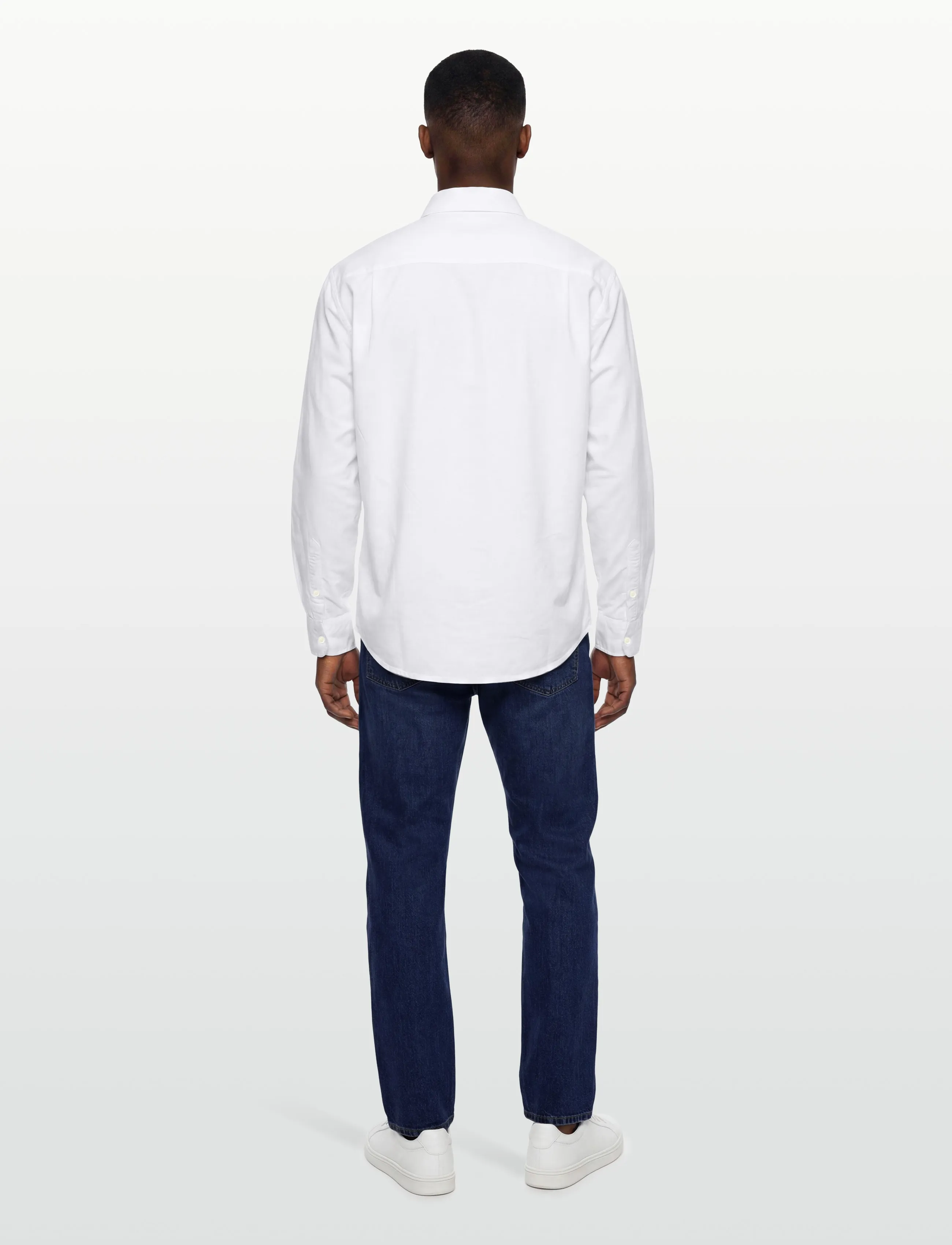 American Eagle - WHITE OVERSIZED CSC YD OXFORD SHIRT - oxfordi särgid - white - 4