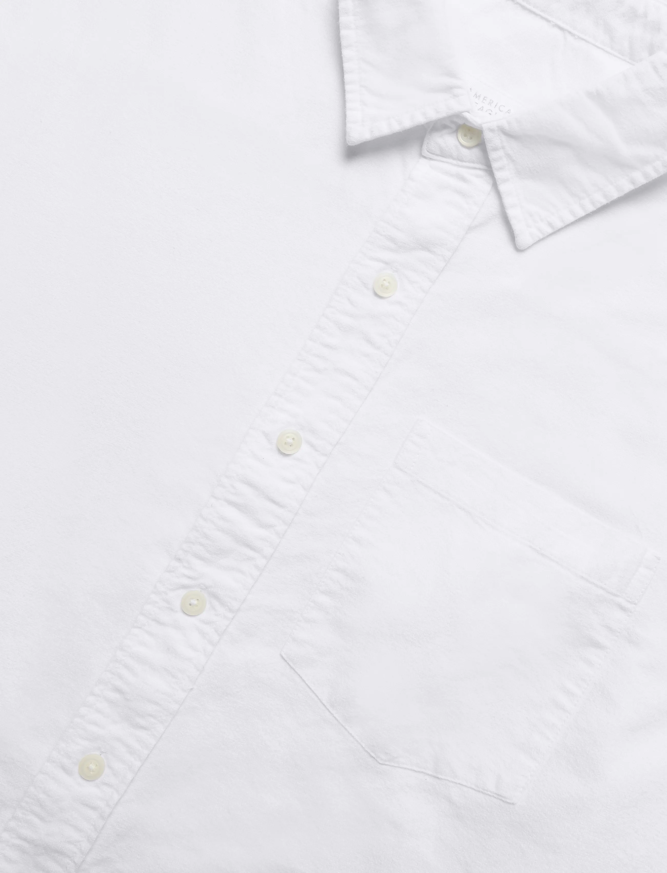 American Eagle - WHITE OVERSIZED CSC YD OXFORD SHIRT - white - 2