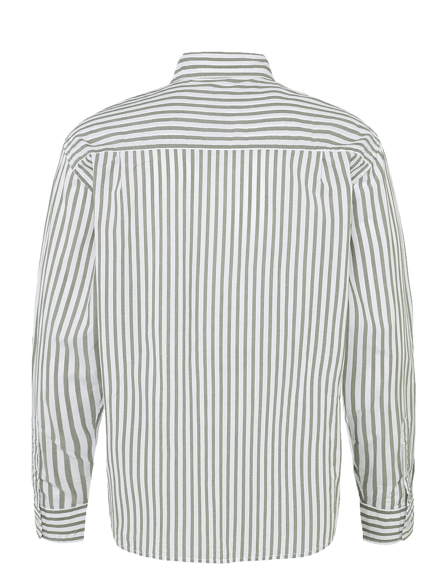 American Eagle - OVERSIZED CSC POPLIN SHIRT - randiga skjortor - earthy vibes - 2