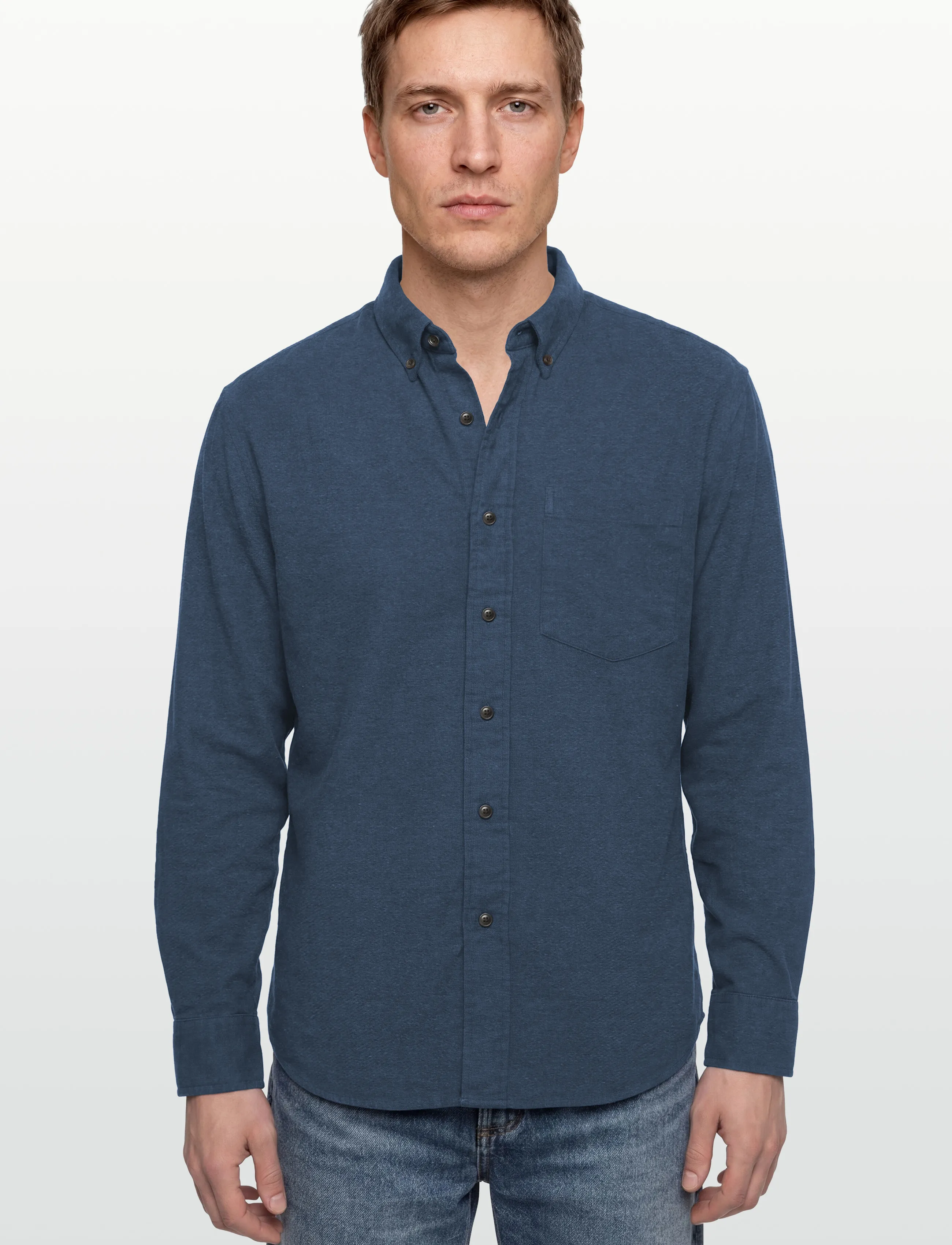 American Eagle - INDIGO BLOSSOM OVERSIZED BD BIRCH FLANNEL SHIRT - flanell-hemden - navy - 3
