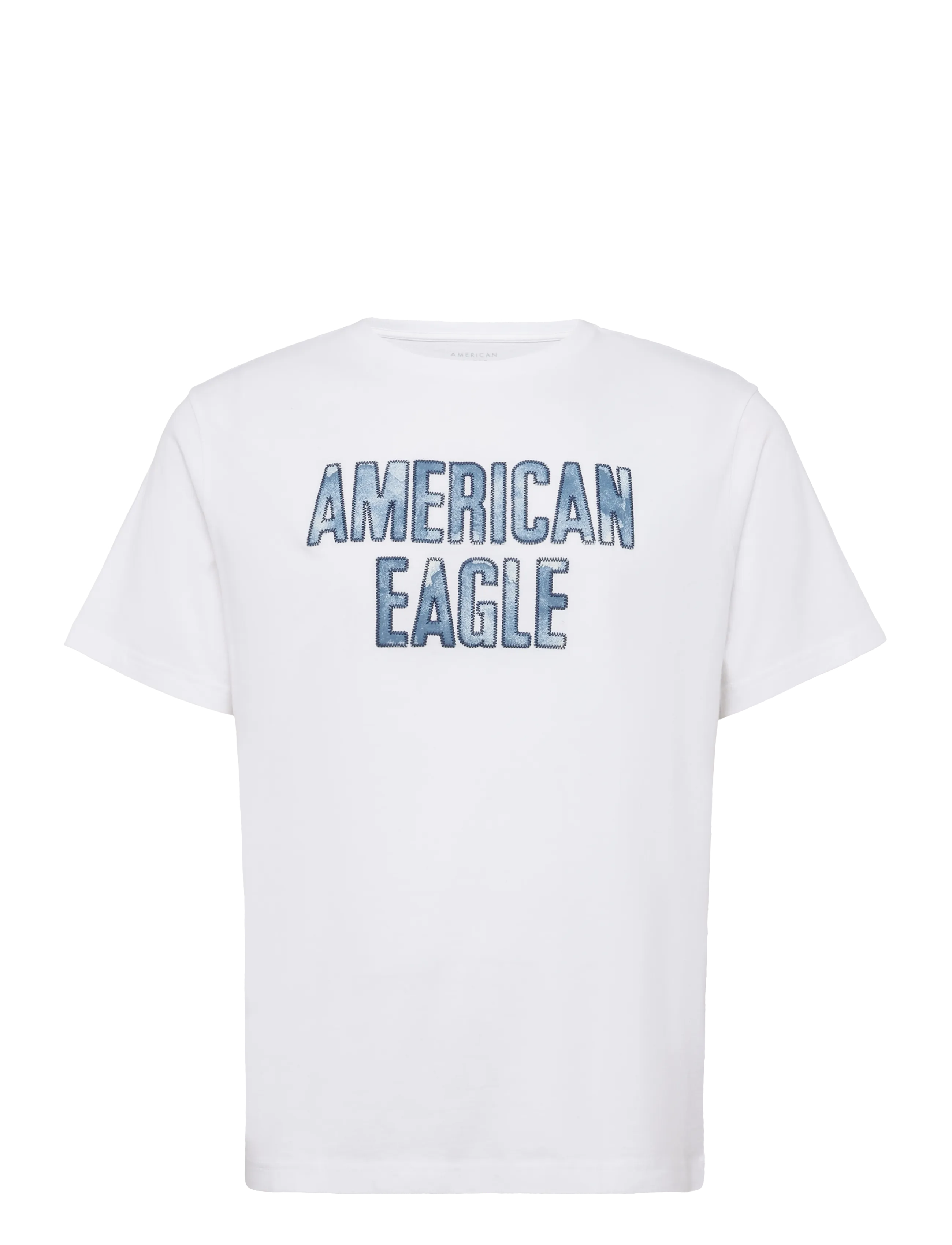 American Eagle G SS INTL ELEVATED SET IN TEE- PC DYE + SERIOUSLY SOFT WASH - Short-sleeved t-shirts - AIR WHITE / white