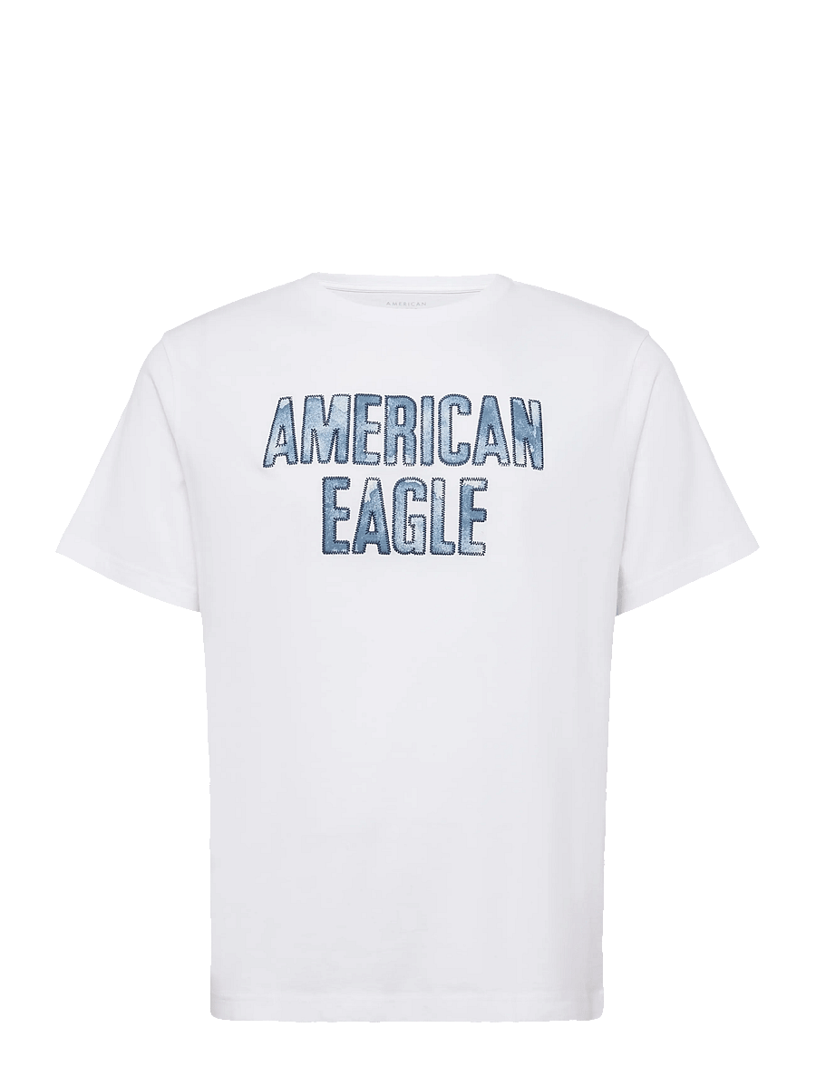 American Eagle - G SS INTL ELEVATED SET IN TEE- PC DYE + SERIOUSLY SOFT WASH - kurzärmelige t-shirts - air white - 0