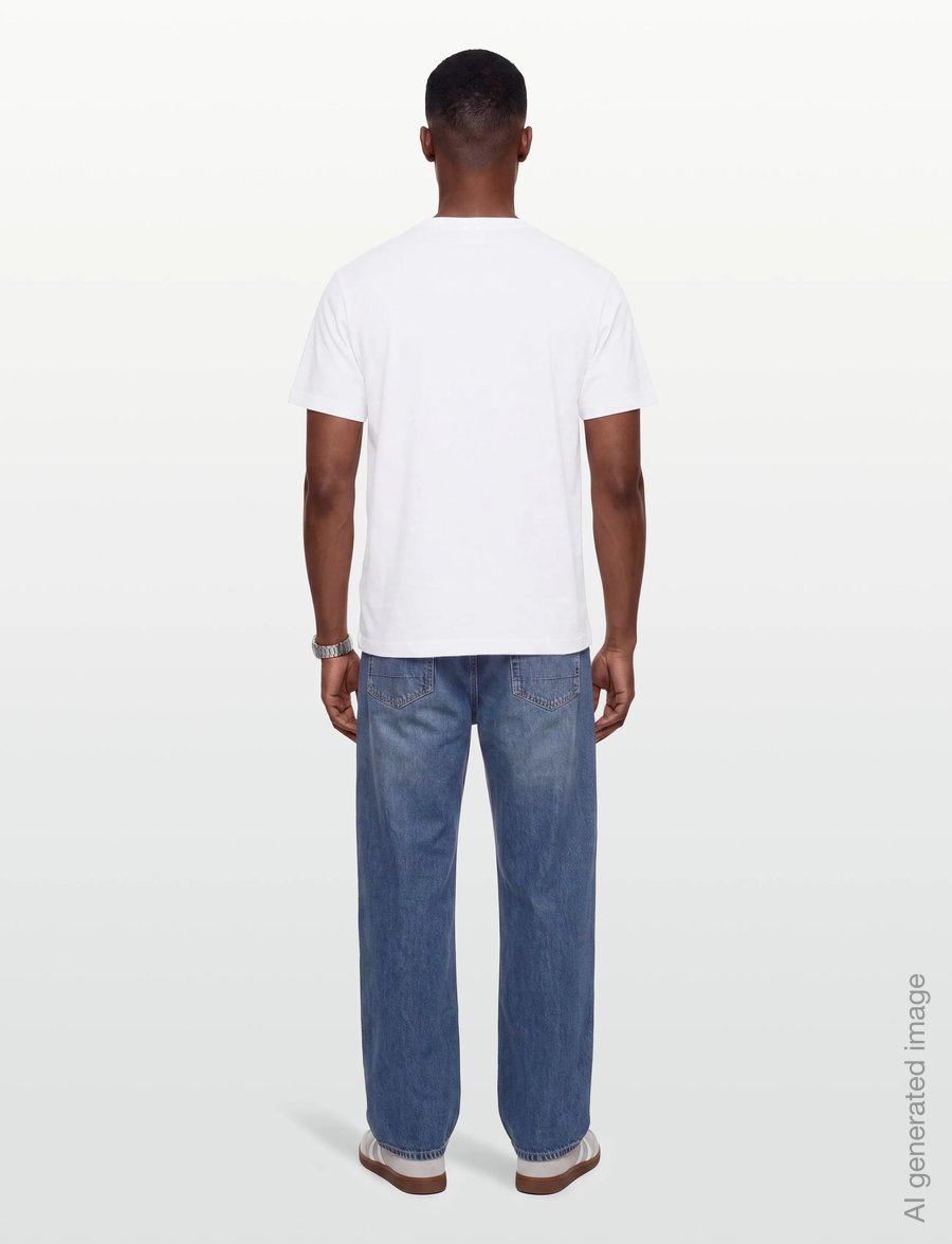 American Eagle - G SS INTL ELEVATED SET IN TEE- PC DYE + SERIOUSLY SOFT WASH - kurzärmelige t-shirts - air white - 4