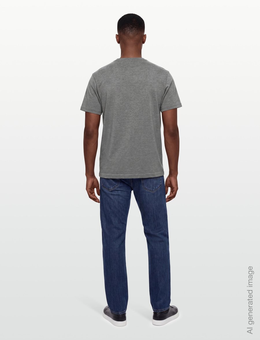 American Eagle - G SS SP2 SET IN TEE- CVC + SERIOUSLY SOFT WASH - lühikeste varrukatega t-särgid - heather gray - 4
