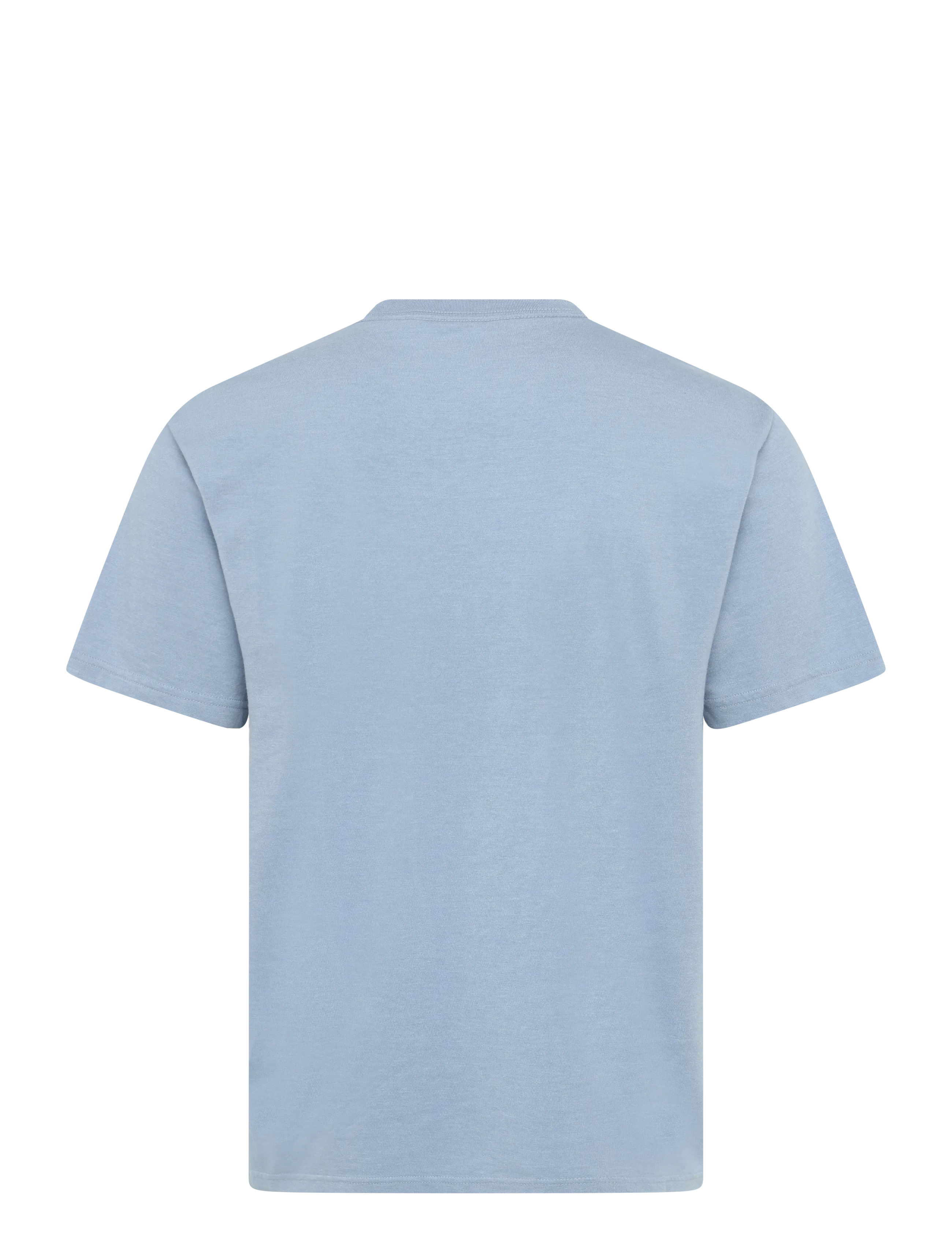 American Eagle - G SS INTL ELEVATED SET IN TEE- CVC FAUX HTHR + SERIOUSLY SOFT WASH - ice blue - 1