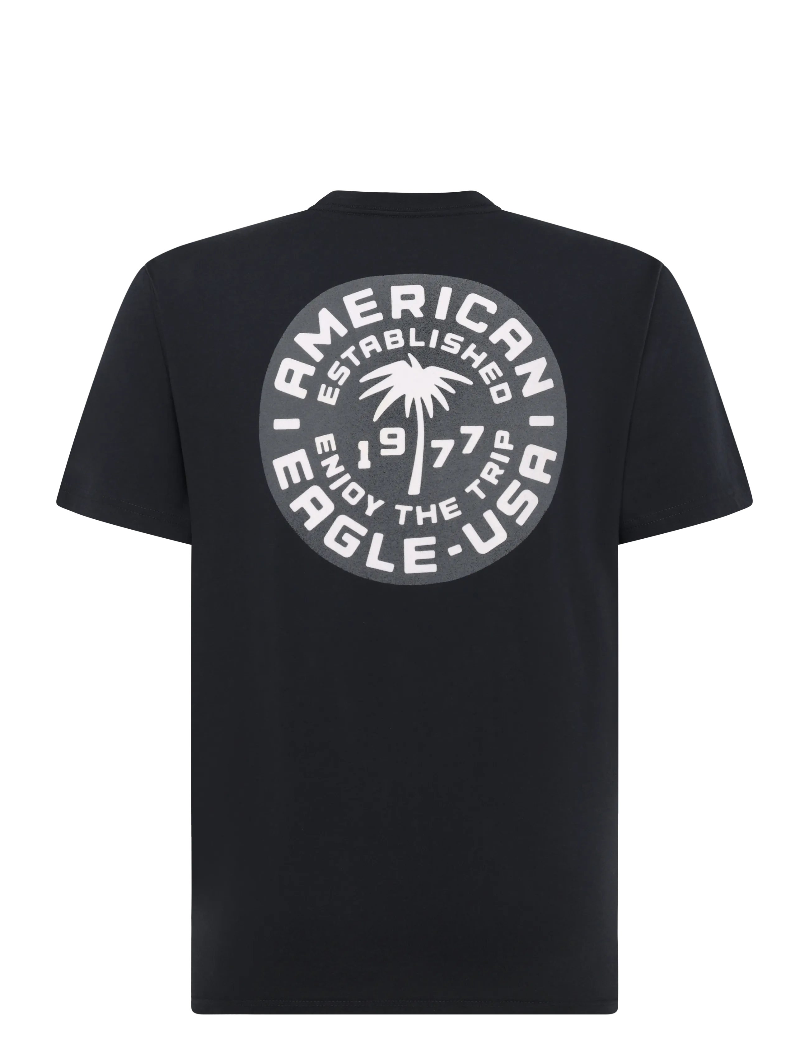 American Eagle - G SS 1 SET IN TEE- PC DYE + SERIOUSLY SOFT WASH - black - 1