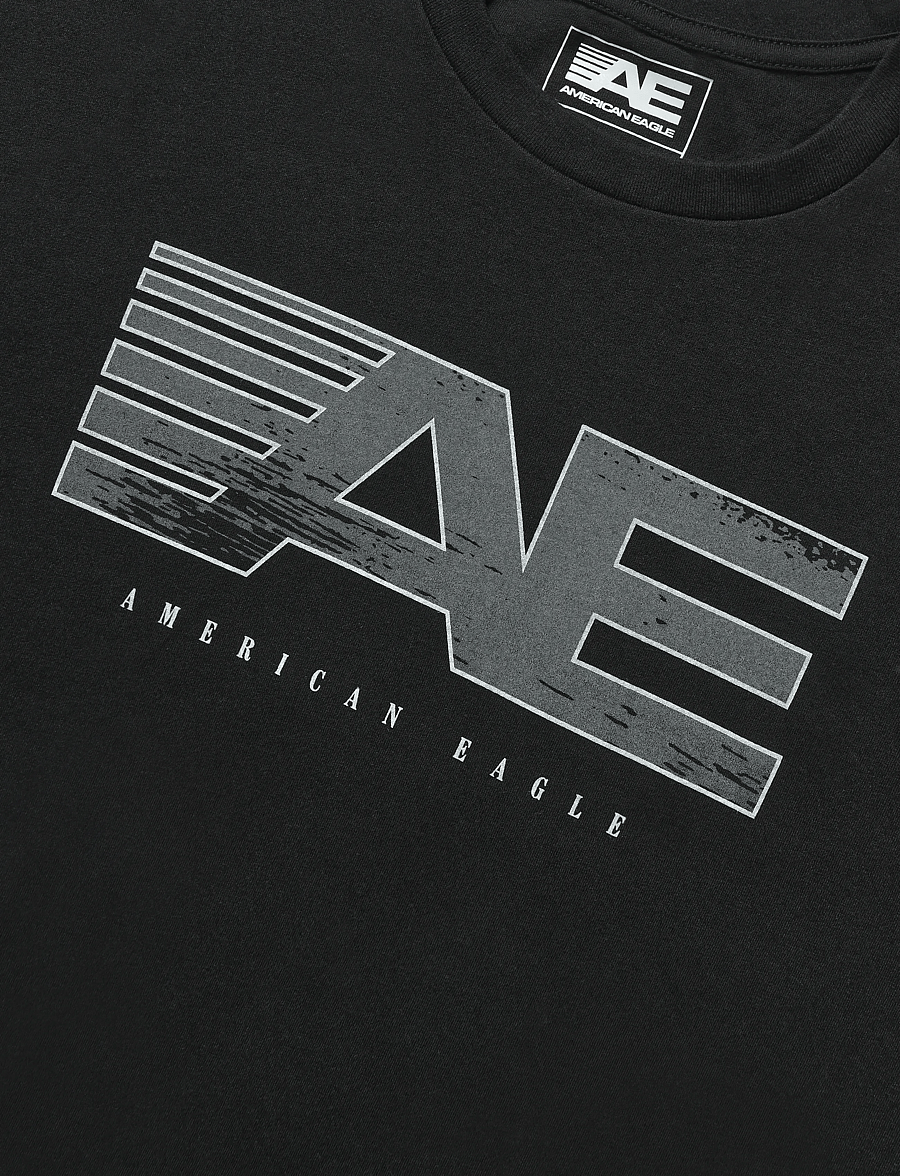 American Eagle - G SS 24/7 SET IN TEE- CVC + SERIOUSLY SOFT WASH - kurzärmelige t-shirts - black - 2