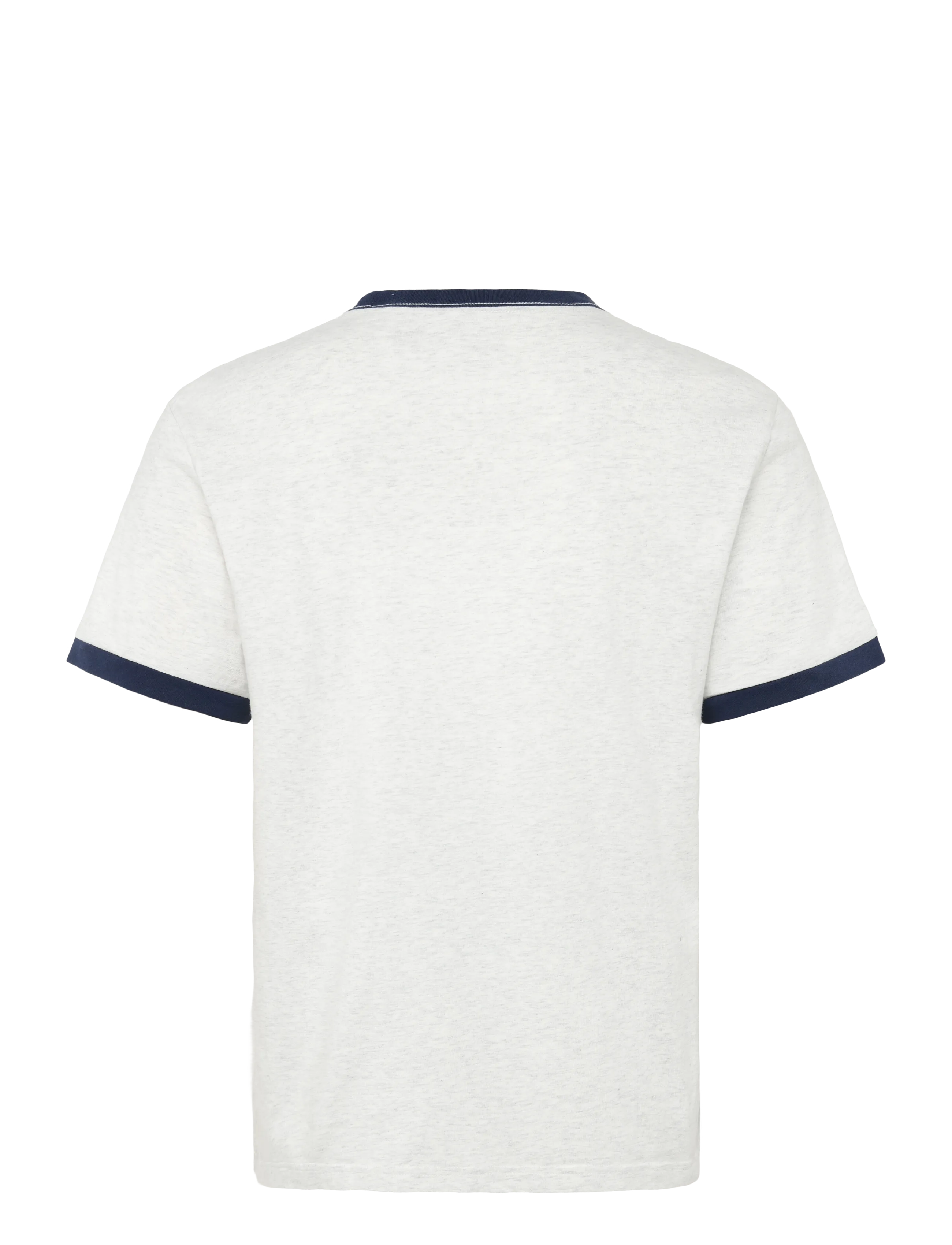 American Eagle - G SS INTL ELEVATED SET IN RINGER TEE- HTHR + SERIOUSLY SOFT WASH - kortärmade t-shirts - heather frost - 1