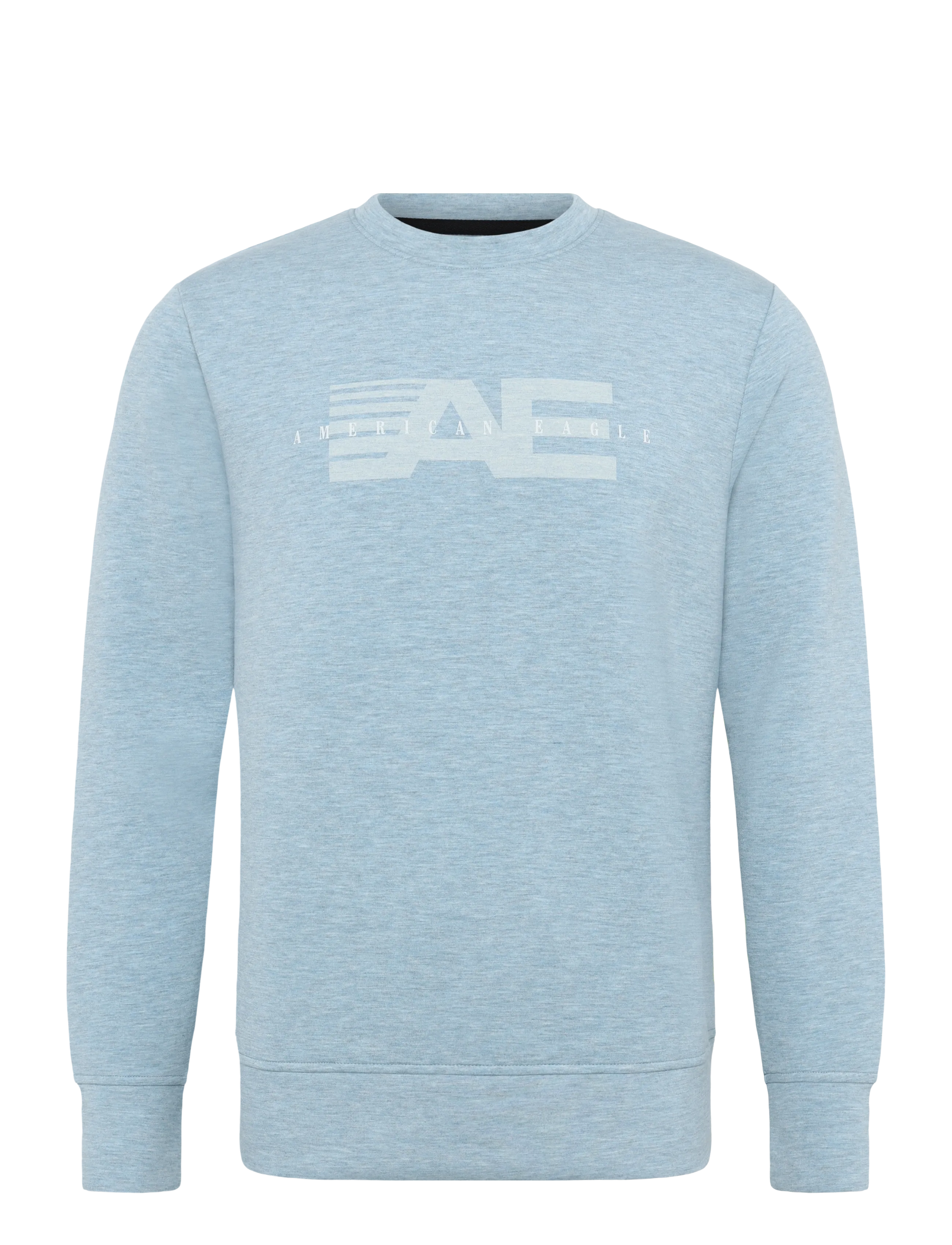 American Eagle 2264 INTL HEATHER MANCHEGO CREW - Tøj - SKY BLUE / blue