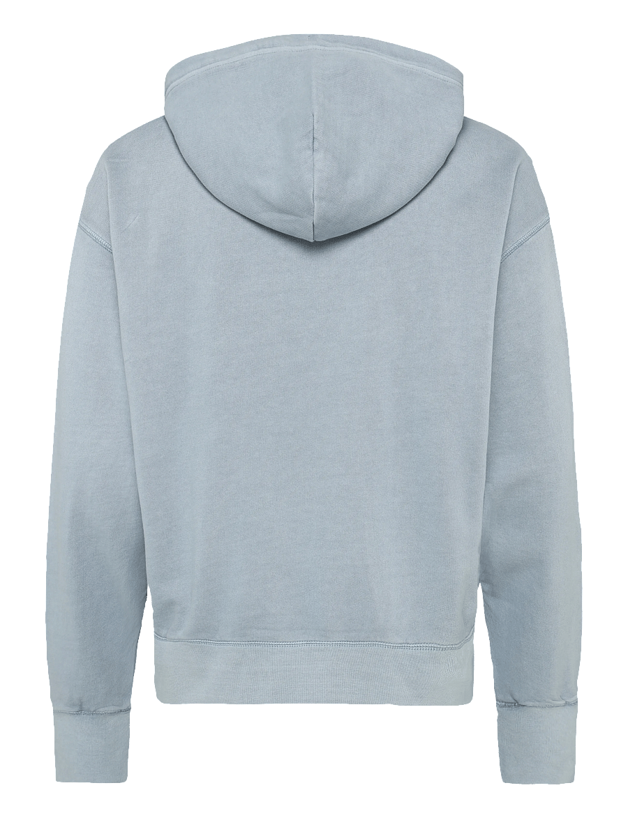 American Eagle - 2211 HERITAGE SOLID FREMONT WASH HOODIE - sporta džemperi - light blue - 2