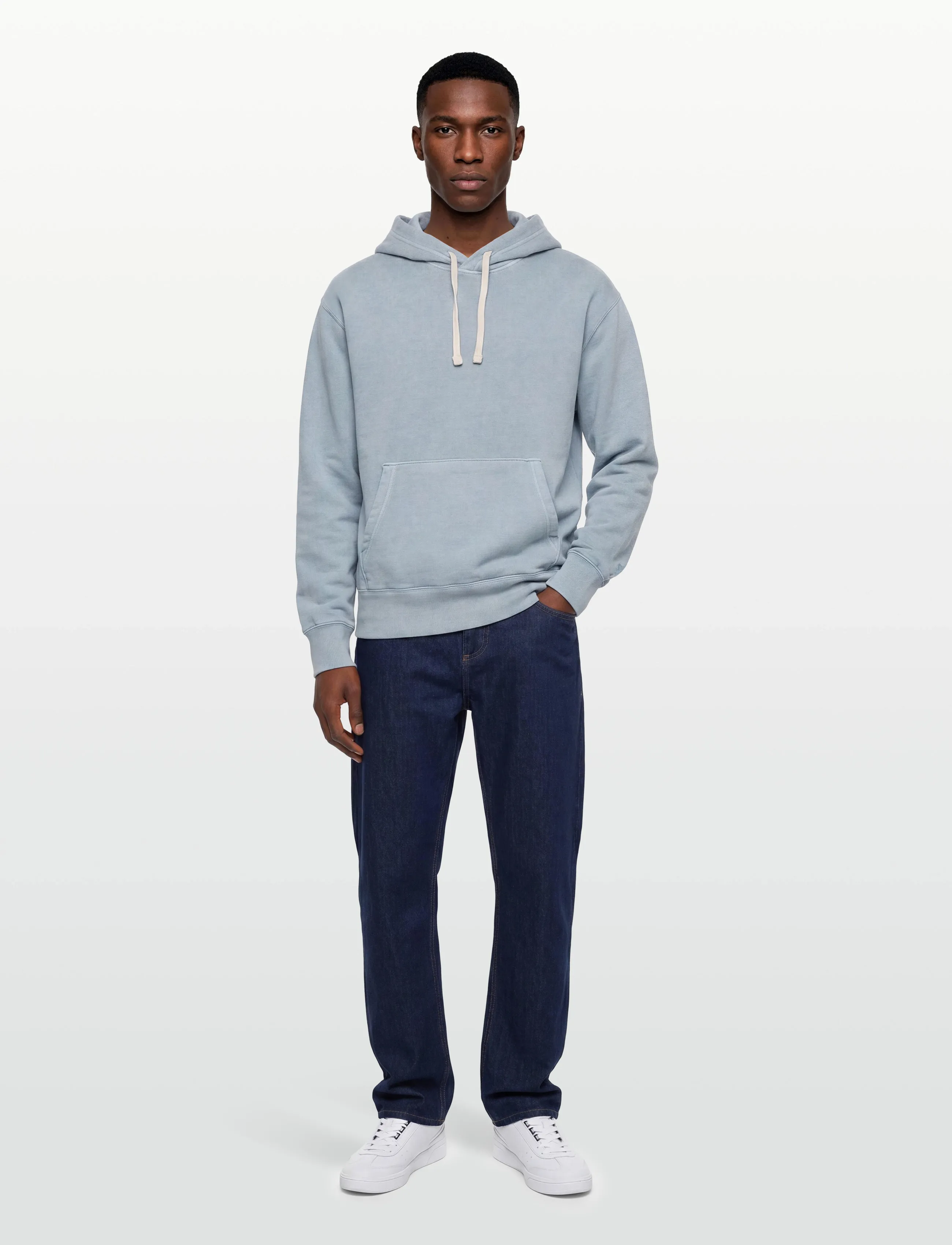 American Eagle 2211 Heritage Solid Fremont Wash Hoodie, L, Sweatshirts & Hoodies, Blau - Männerswear