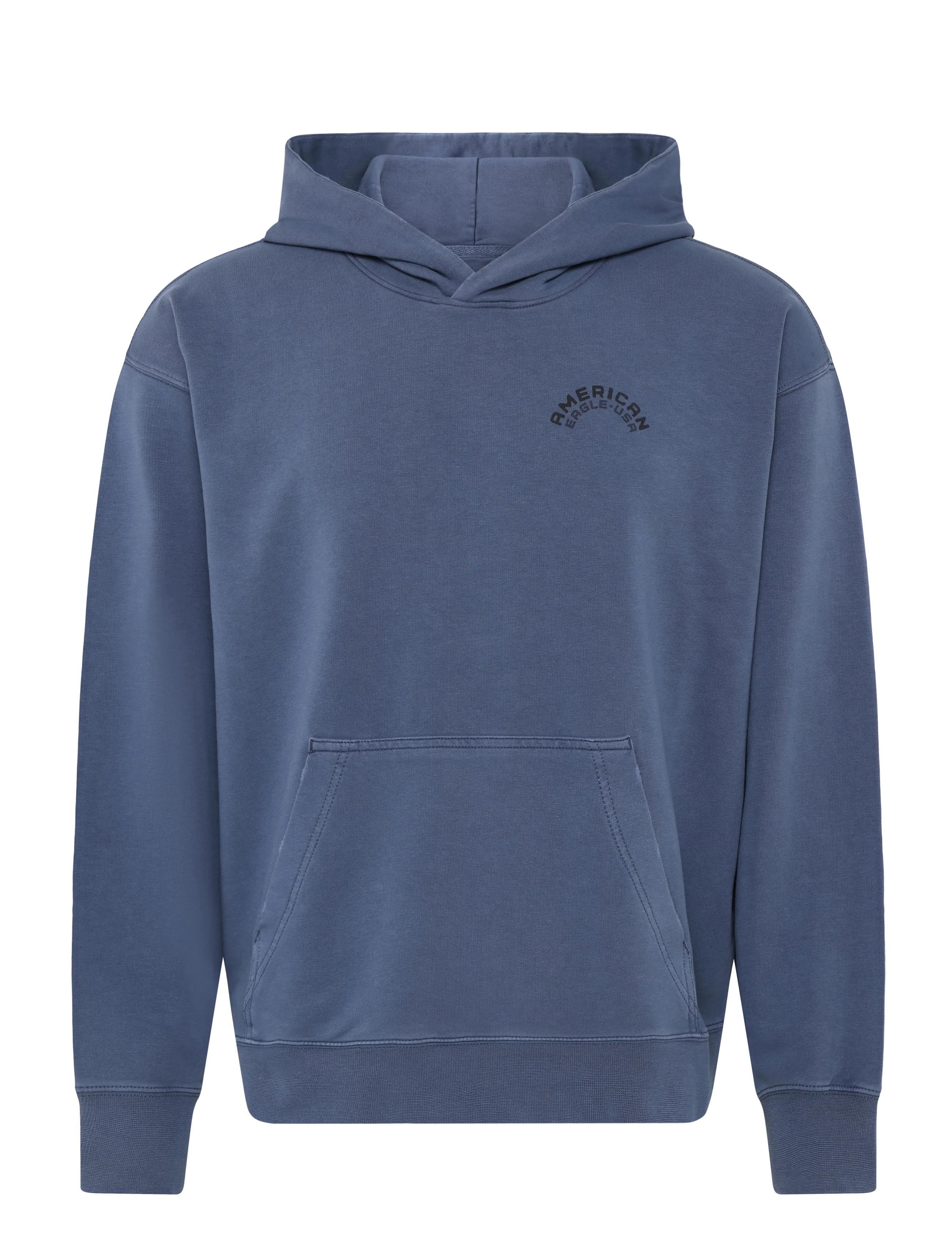 American Eagle 2270 FRENCH TERRY GD GRAPHIC HOOD - Sweatshirts - TIDAL BLUE / blue