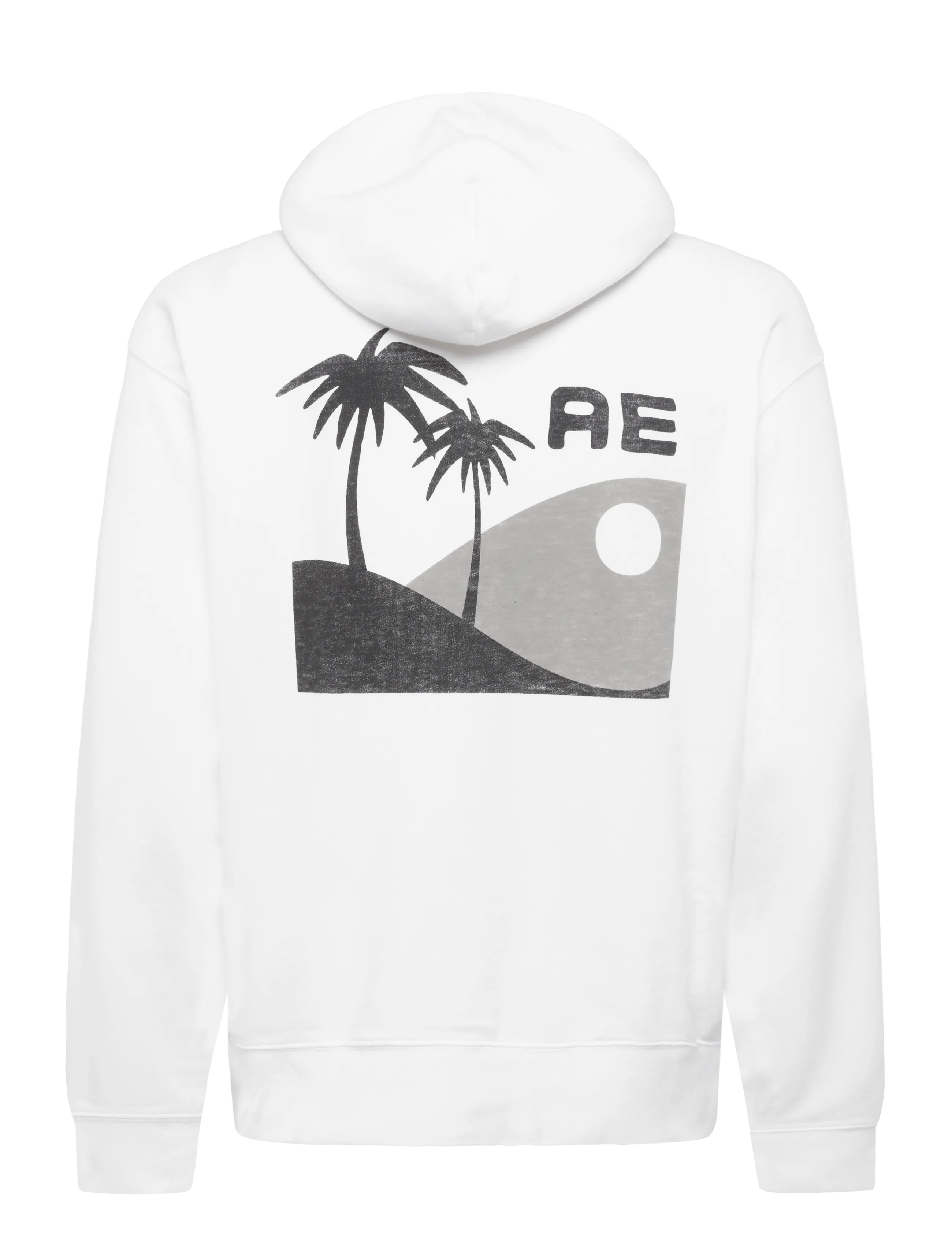 American Eagle - 2271 FRENCH TERRY PD GRAPHIC HOOD - white - 1