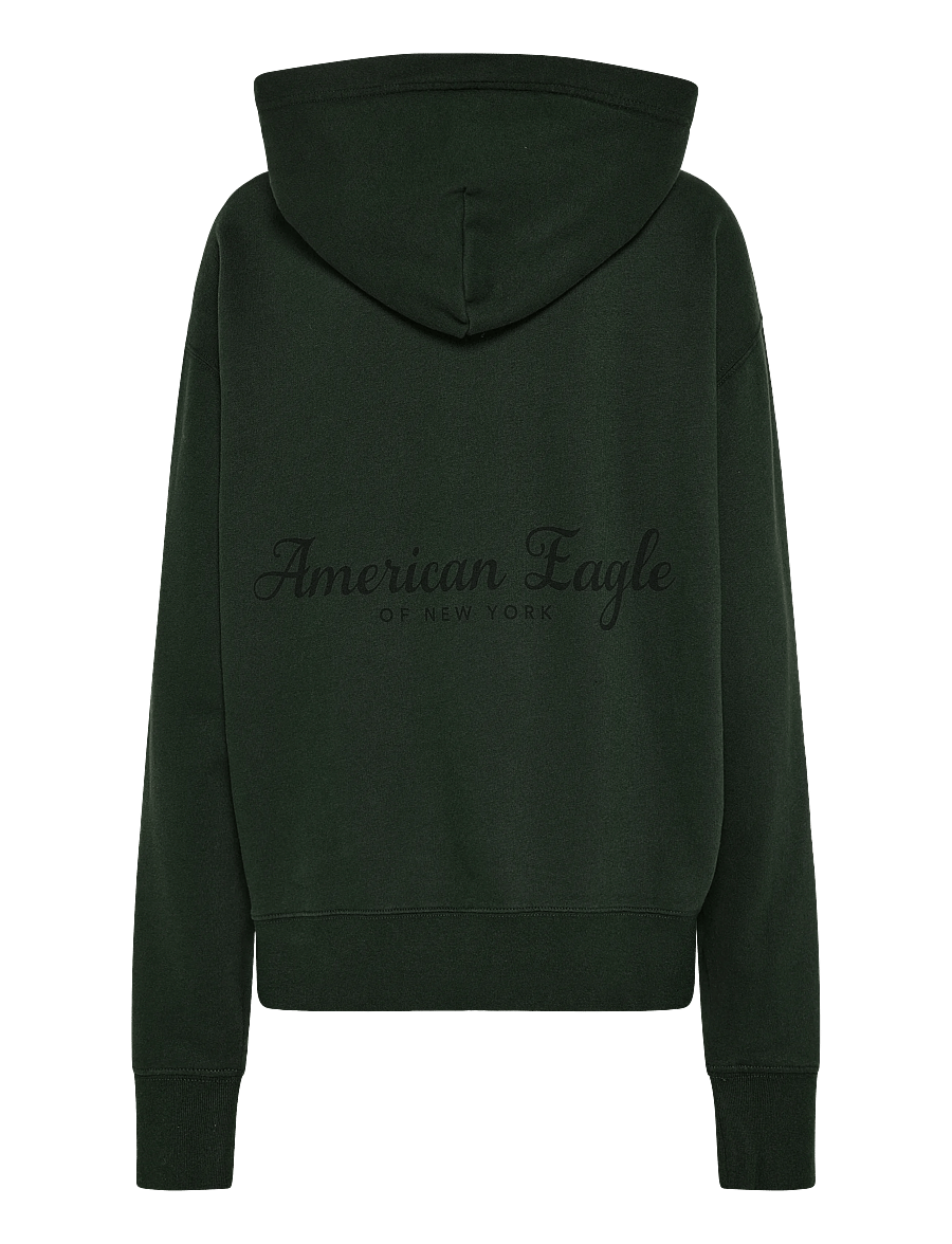 American Eagle - 2426 PD HERITAGE GRAPHIC HOODIE - kapuzenpullover - camo green - 1