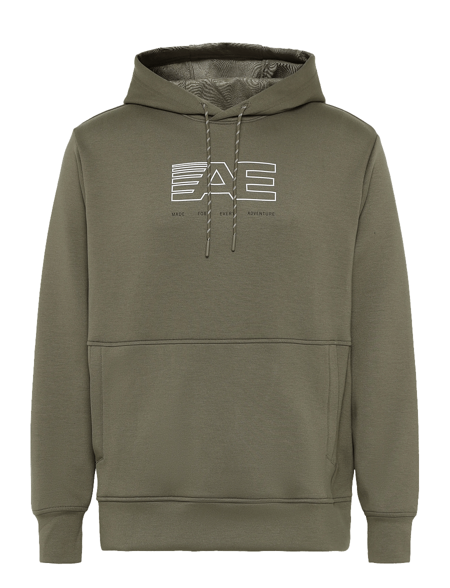 American Eagle - 2202 MANCHEGO ACTIVE POPOVER HOODIE - hoodies - medium brown - 0
